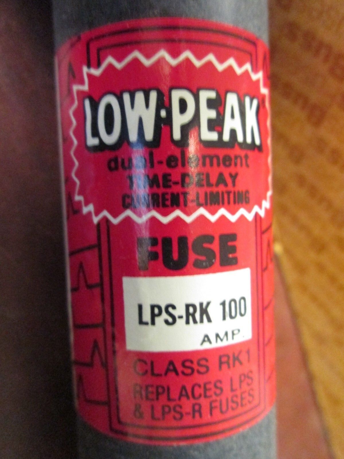 Buss Low-Peak Fuse LPS-RK 100 600V 100A New Surplus