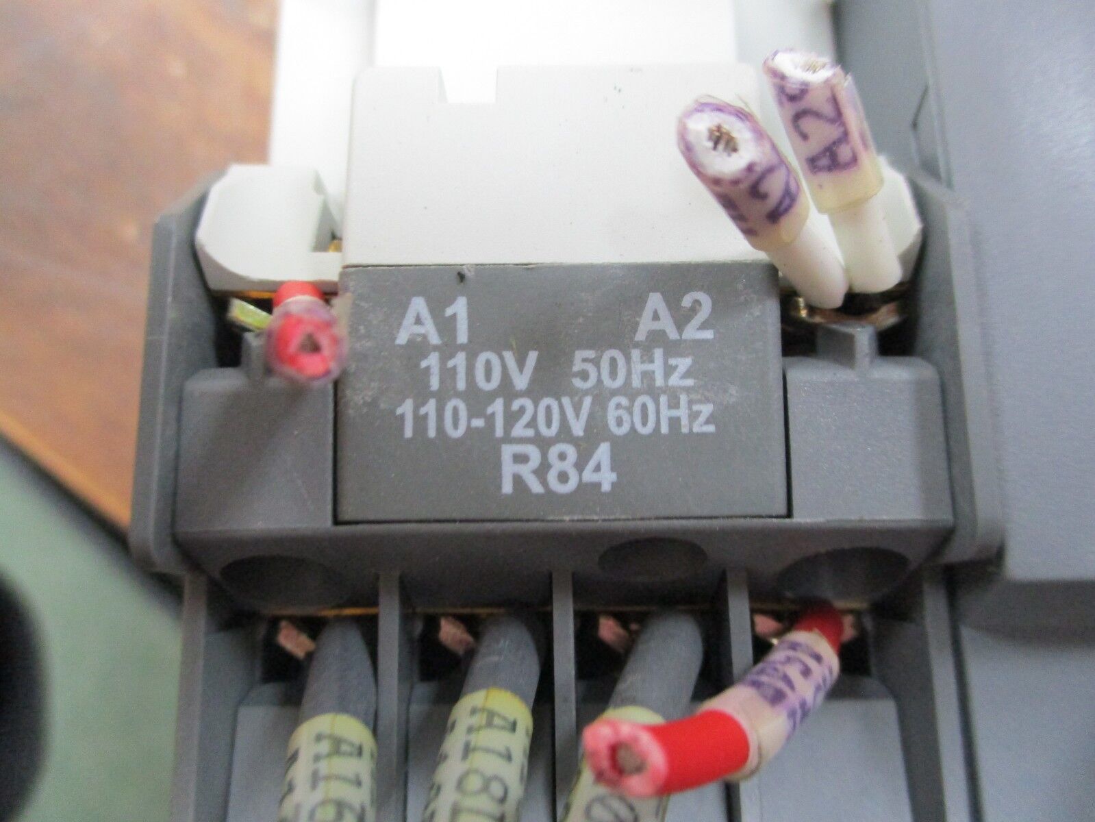 ABB Reversing Contactor A9-30-01 120V Coil 21A 600V w/ (2) Aux Contact Used