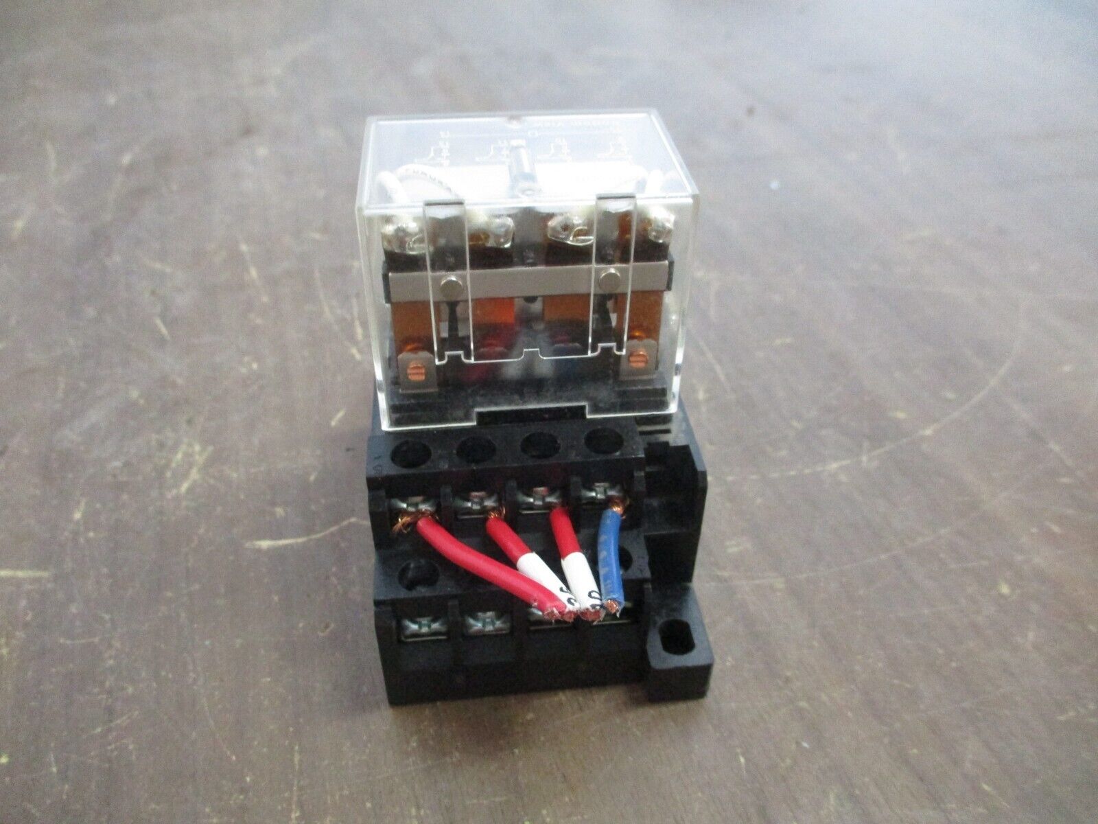 Omron Relay w/ Base LY4 120V Coil Used