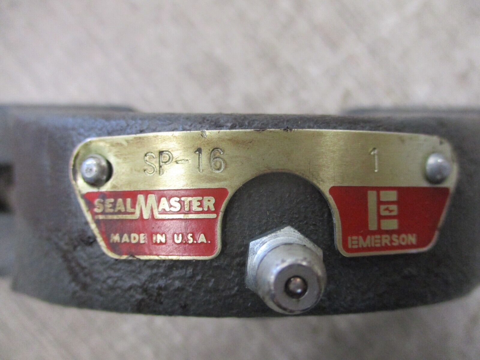 SealMaster Pillow Block Bearing SP-16 1" Used