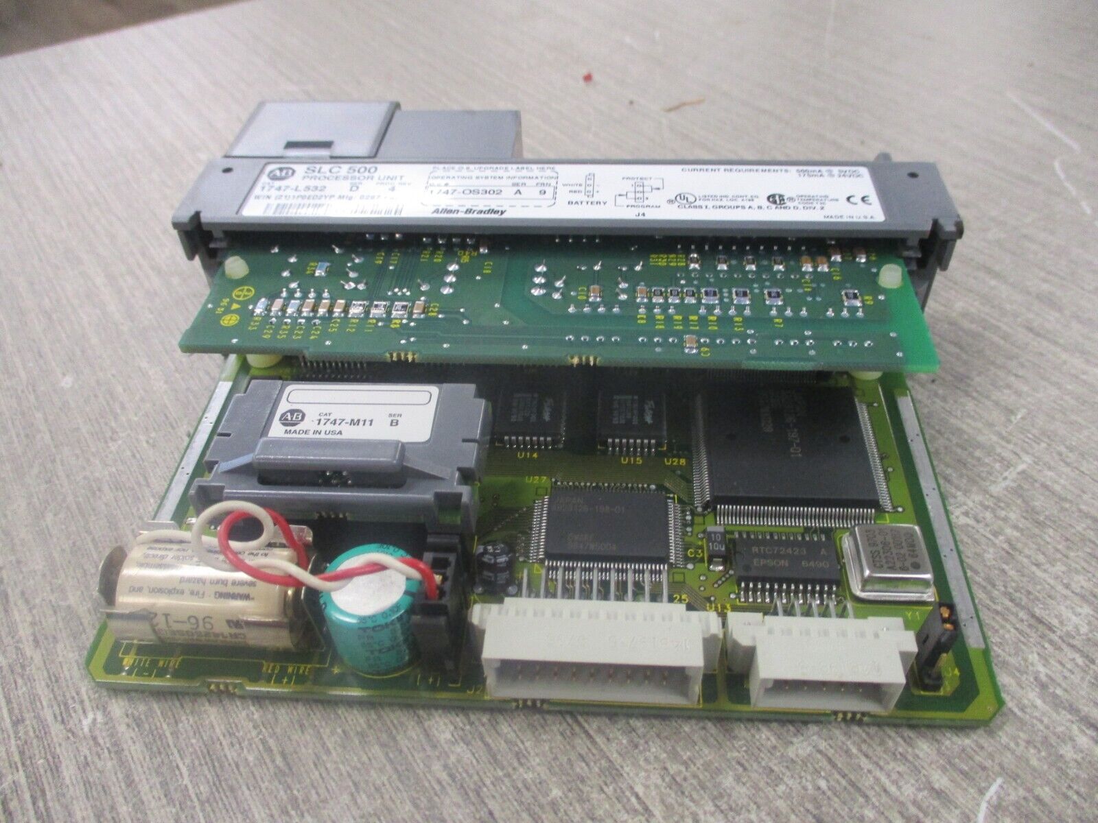 Allen-Bradley SLC 500 Processor Unit 1747-L532 Ser. A Proc. Rev. 4 Used