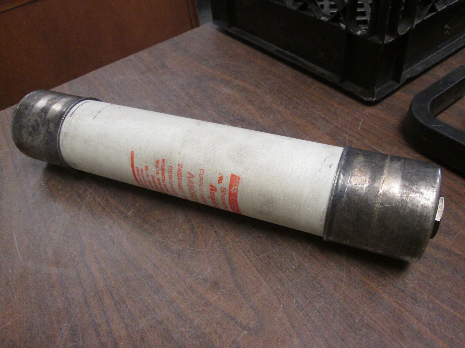 Gould Shawmut Amp-Trap Fuse A480R3R-1 2.4/4.8KV 3R Rating Used