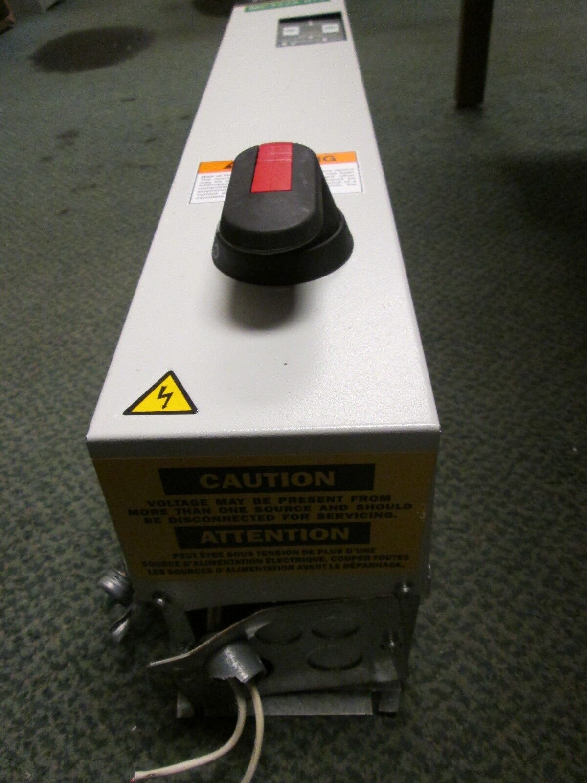 ABB ACH550 AC Drive with Bypass ACH550-VD-03A3-4+F267 1.5HP Used