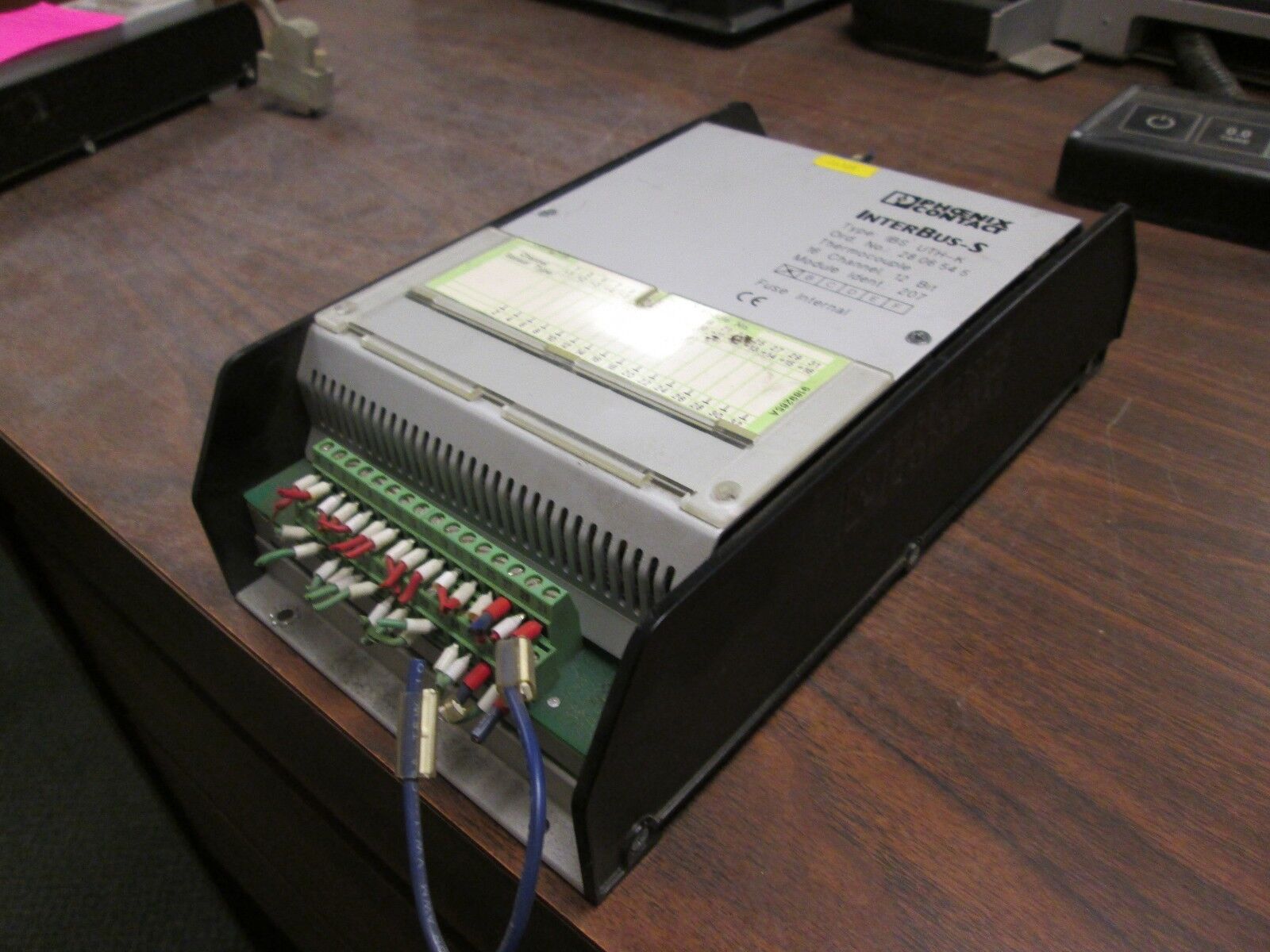 Phoenix Contact InterBus-S Thermocouple Bus IBS UTH-K 16-Channel 12-Bit Used
