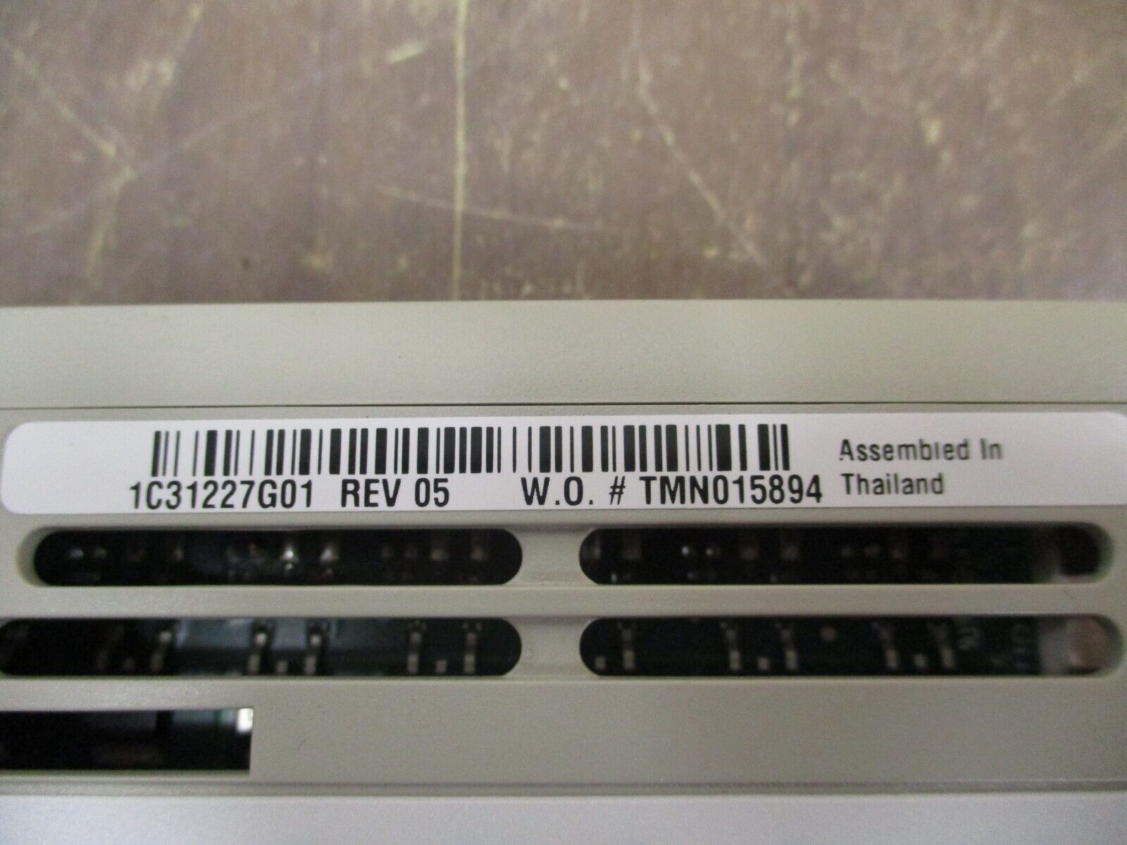 Emerson Ovation Analog Input (Current) Module 1C31227G01 Rev. 05 Used