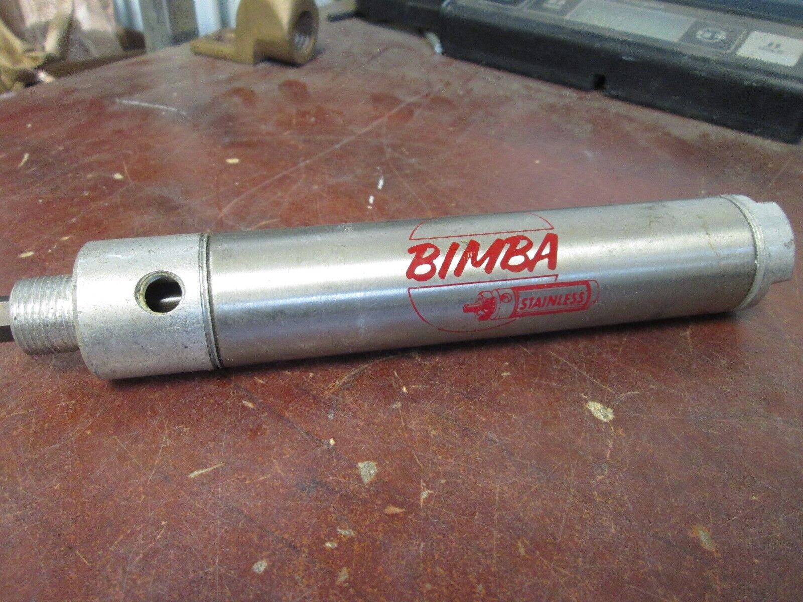 Bimba Stainless Air Cylinder 124-D Used
