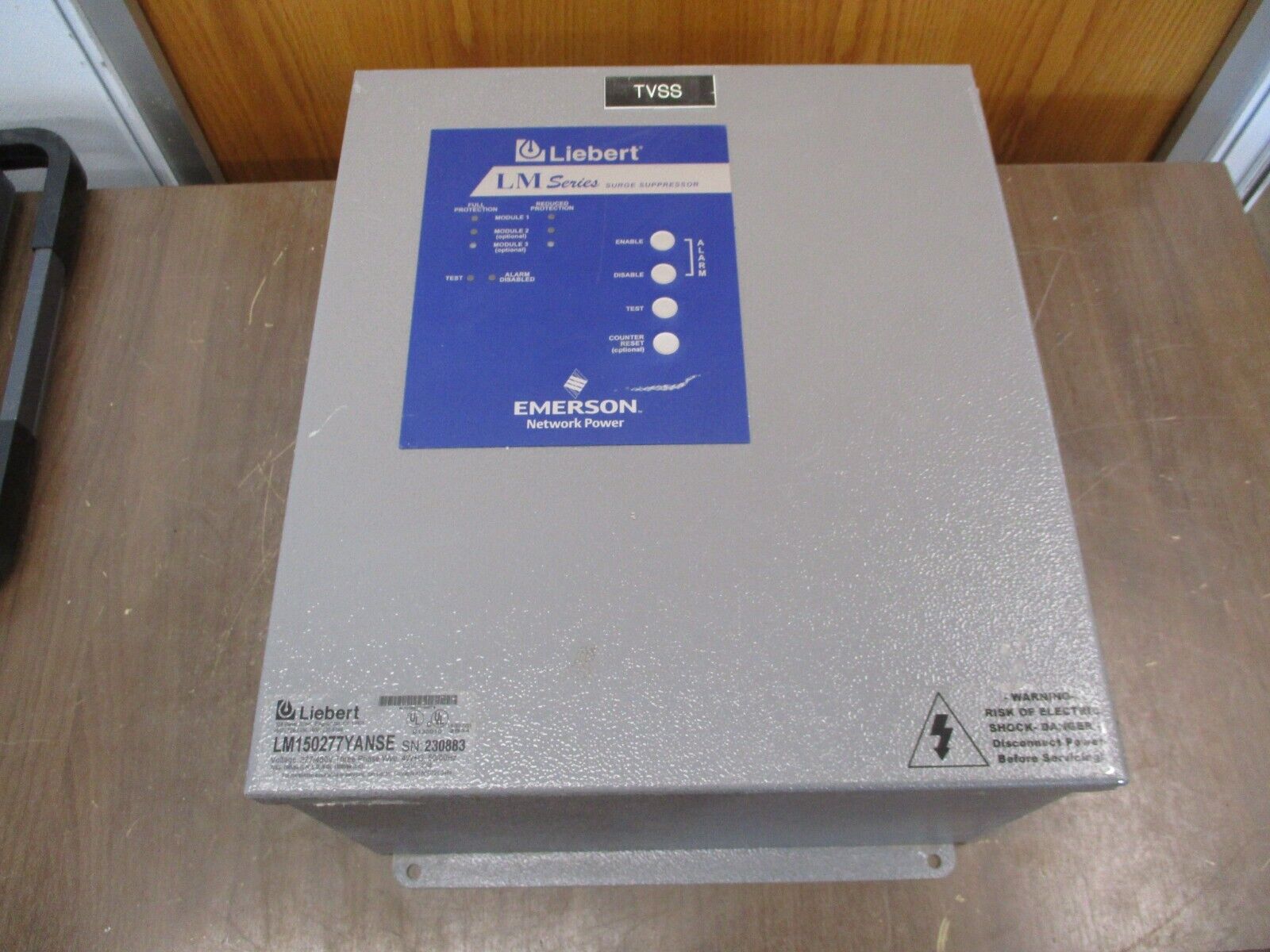 Liebert LM Series Surge Suppressor LM150277YANSE 277/480V 3Ph 4W+G 50/60Hz Used