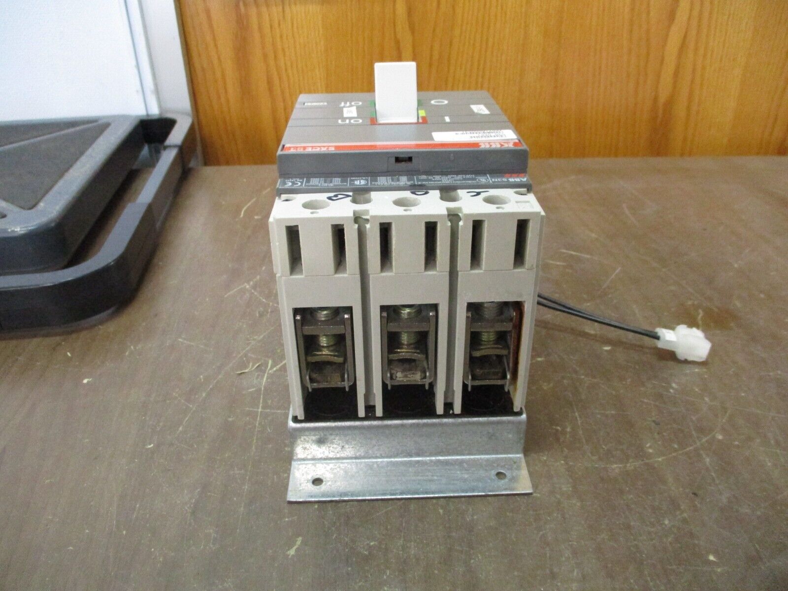 ABB Sace S3 Circuit Breaker S3N 60A 600V 3P w/ Mounting Bracket Used