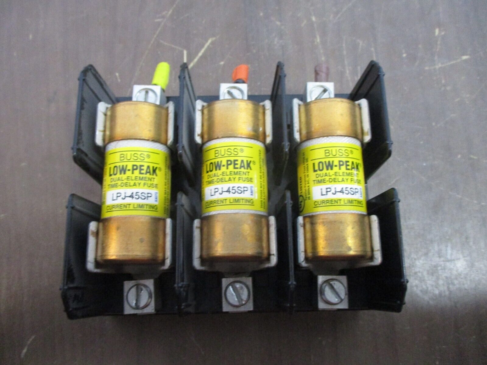 Buss Fuseholder J60060-3C 60A 600V 3P w/ (3) 45A Fuses Used