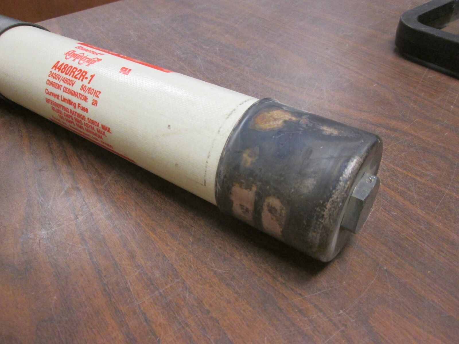 Gould Shawmut Amp Trap Medium Voltage Fuse A480R2R-1 2.4/4.8KV 2R Used