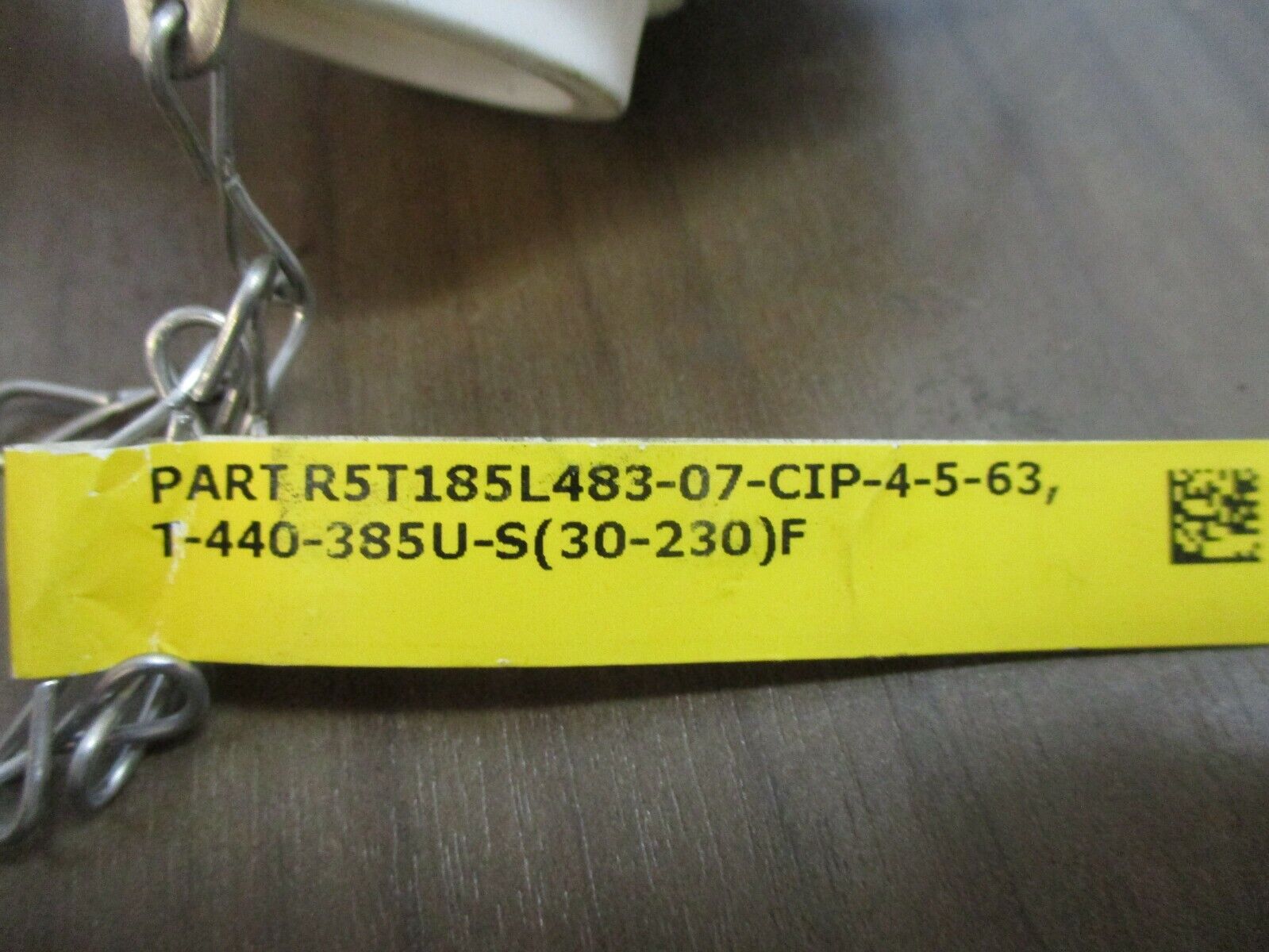 Fin & Conway RTD Assembly R5T185L483-07-CIP-4-5-63, T-440-385U-S(30-230)F Used