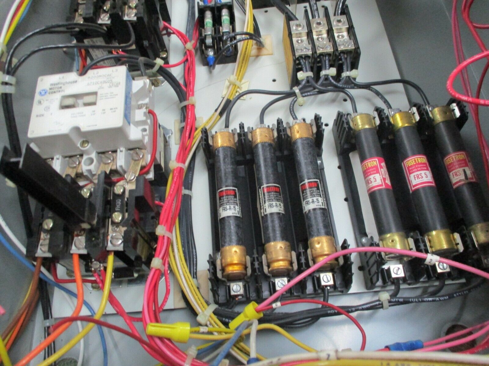 Westinghouse Fusible Size 0 Double Combination A21450AAA-AB5LTT4 19A 600V Used