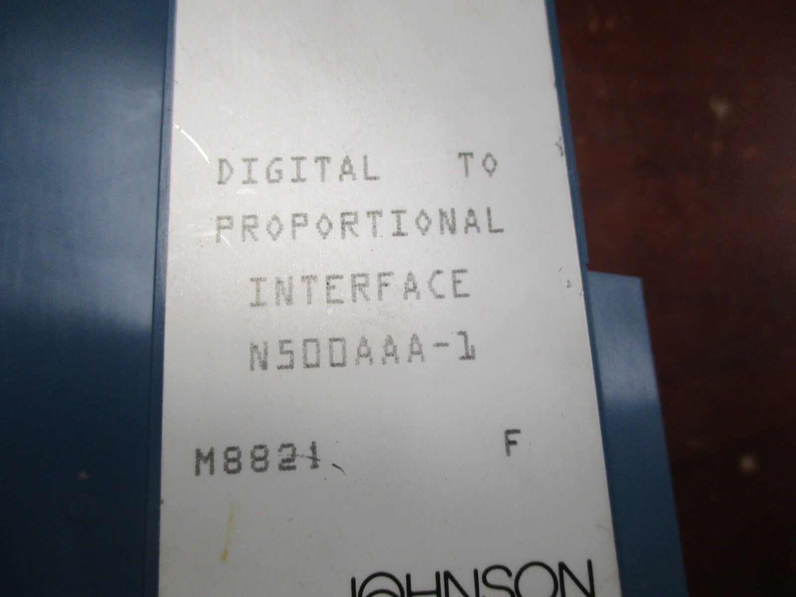 Johnson Controls Digital to Proportional Interface N500AAA-1 Rev. F Used