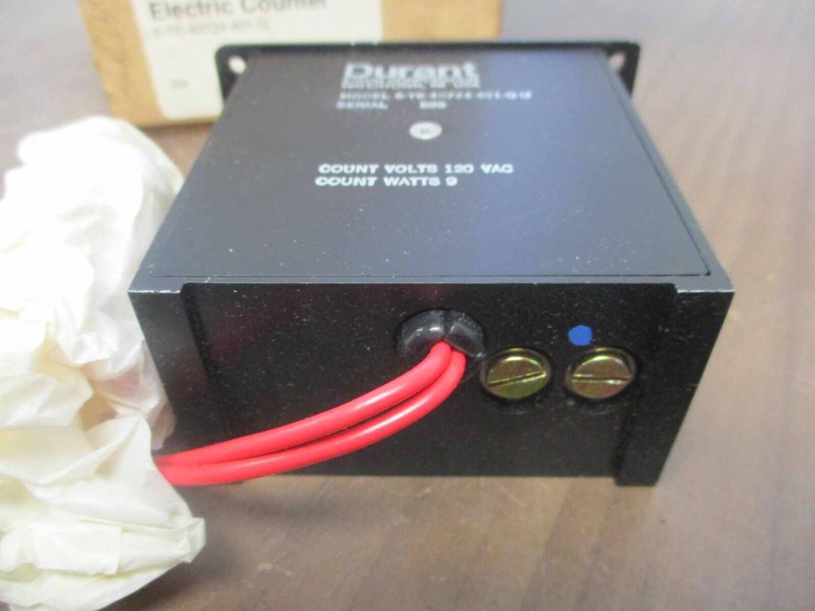 Eaton Durant Electric Counter 6-YE-40724-401-Q New Surplus