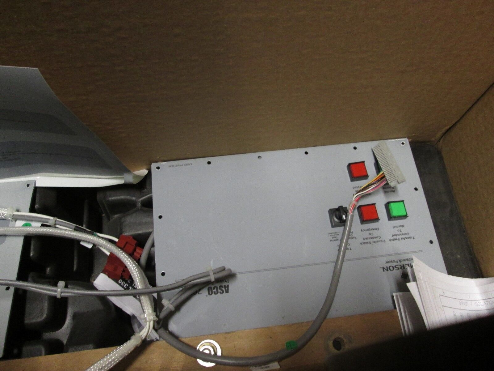 ASCO Automatic Transfer Switch, J07ATBB30400N50C, 400A 480V 4W, 700 Series, NEW