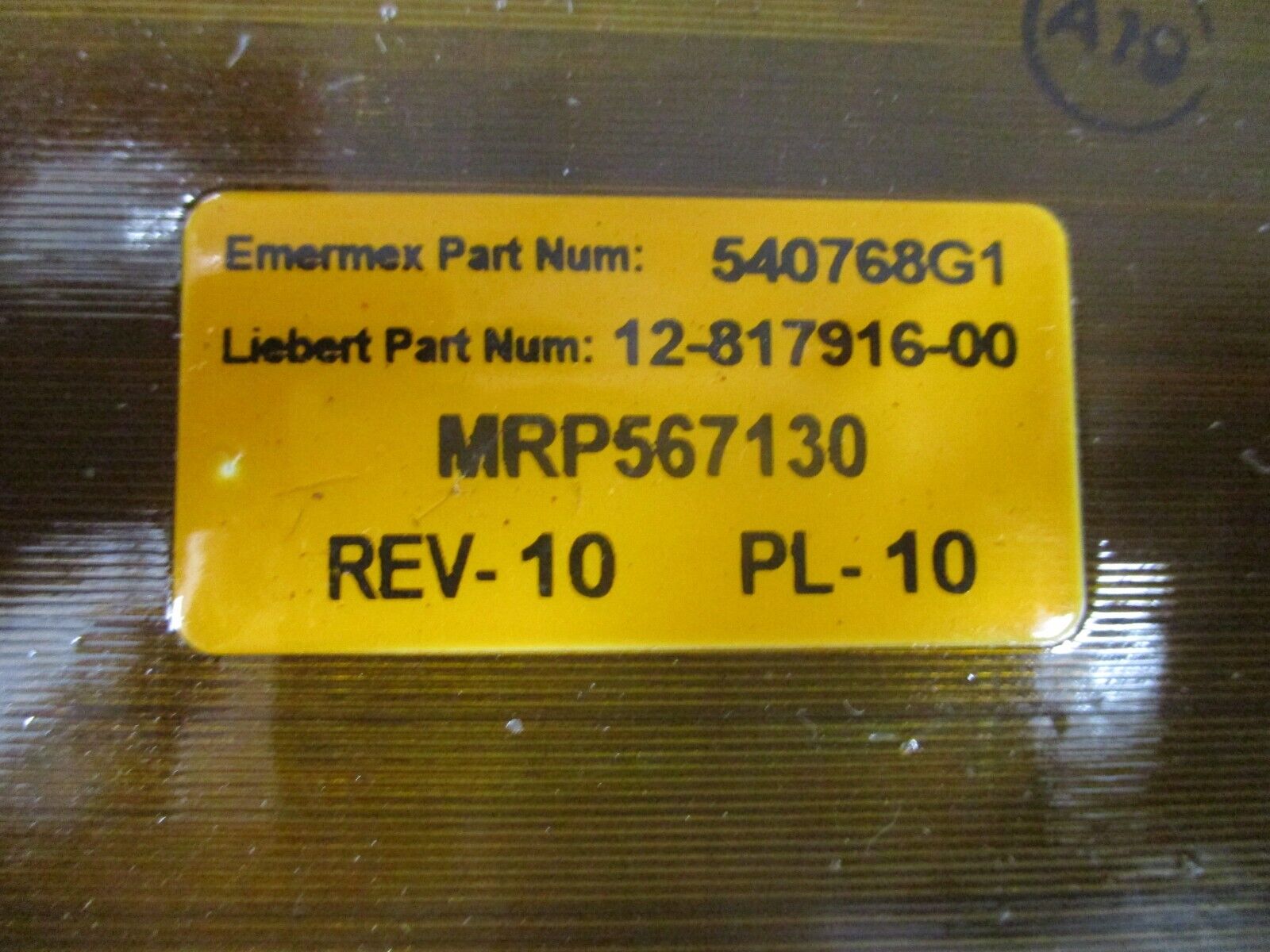 Liebert Transformer 12-817916-00 Rev. 10 Pri : 460/480-575-600 V Used