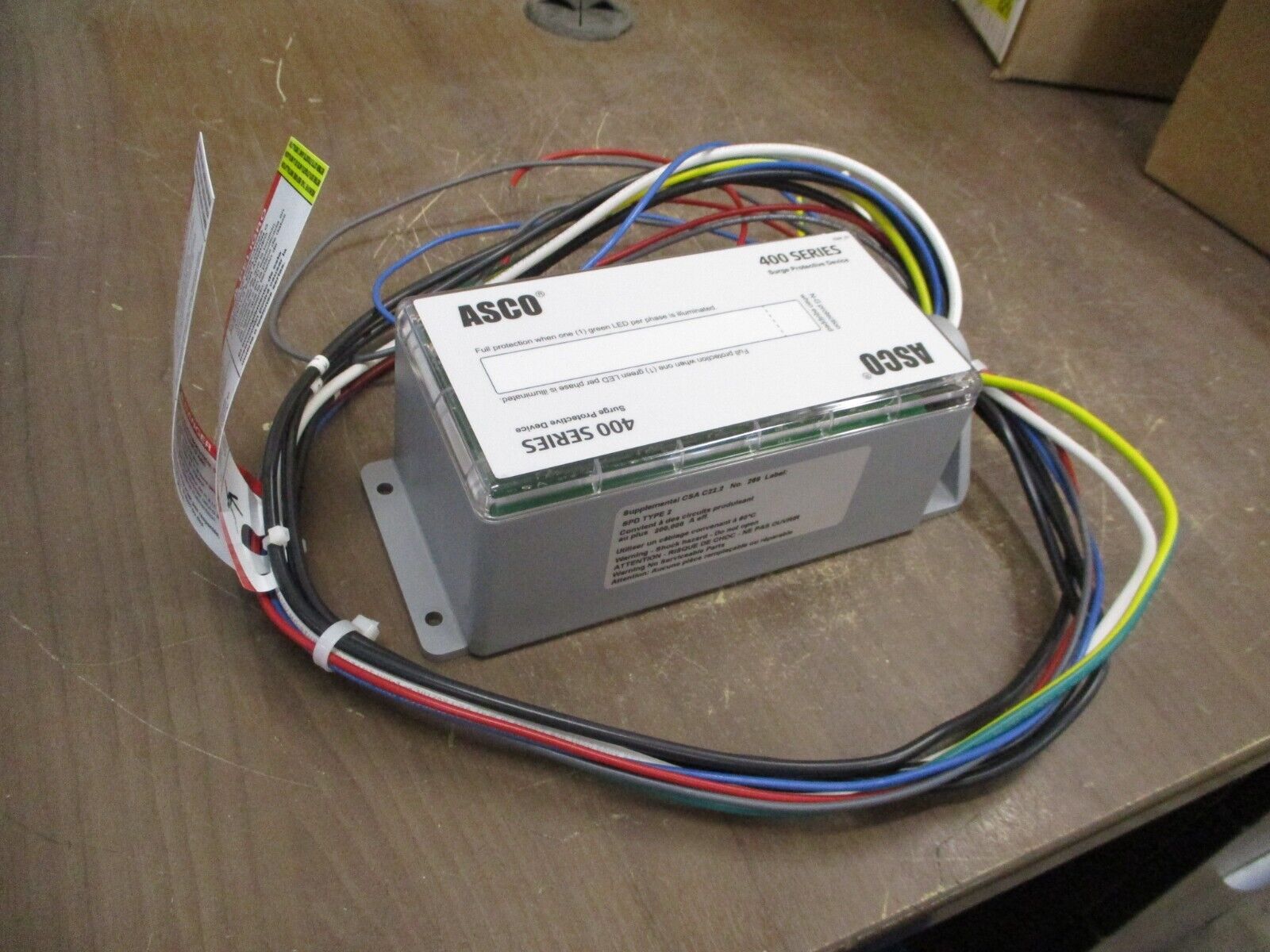 ASCO 400 Series Surge Protective Device 425120YP10AWAJ20 208Y/120V 50-60Hz