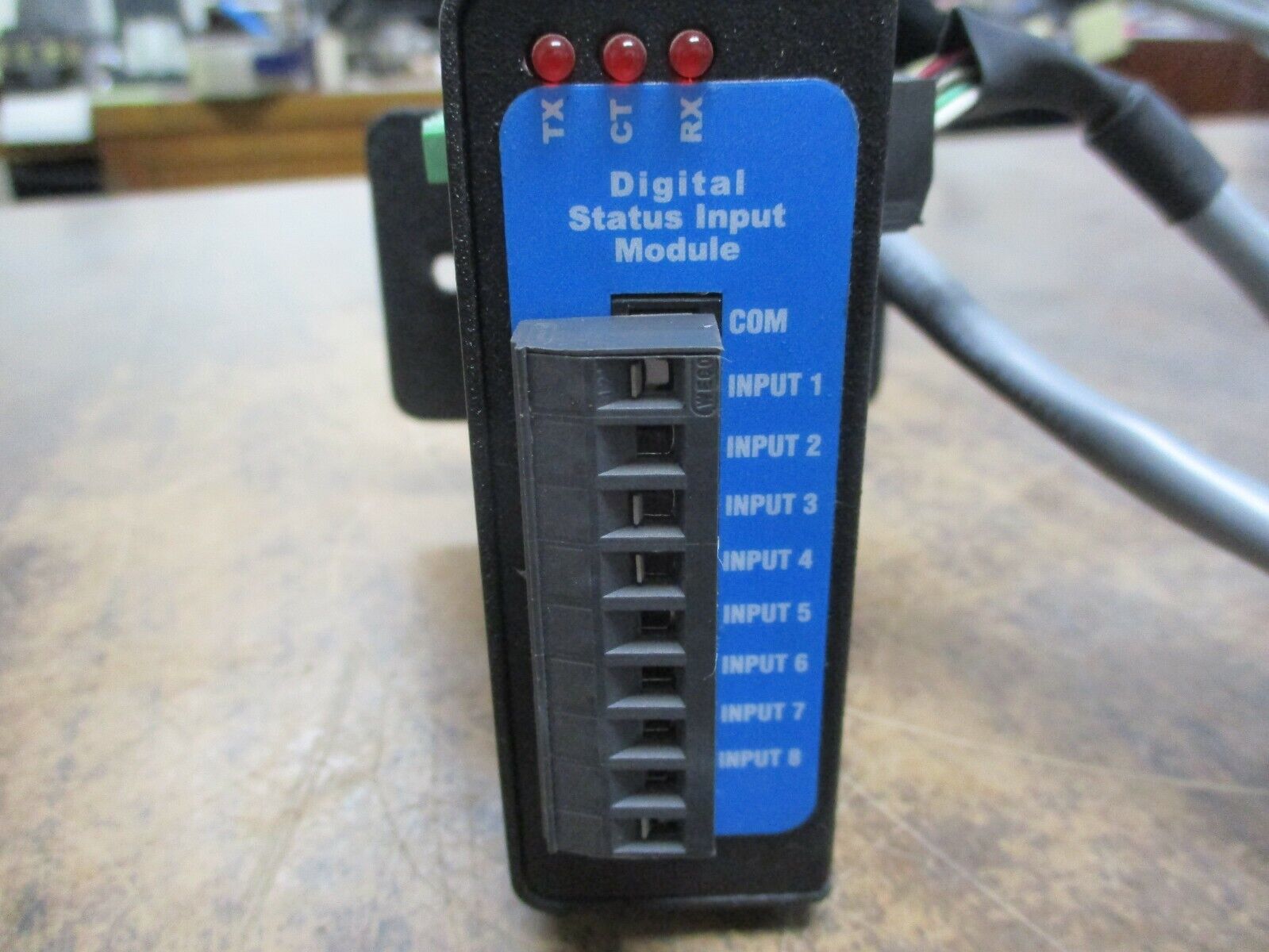 Electro Industries GaugeTech Digital Status Input Module 8DI1 w/ Cable Used