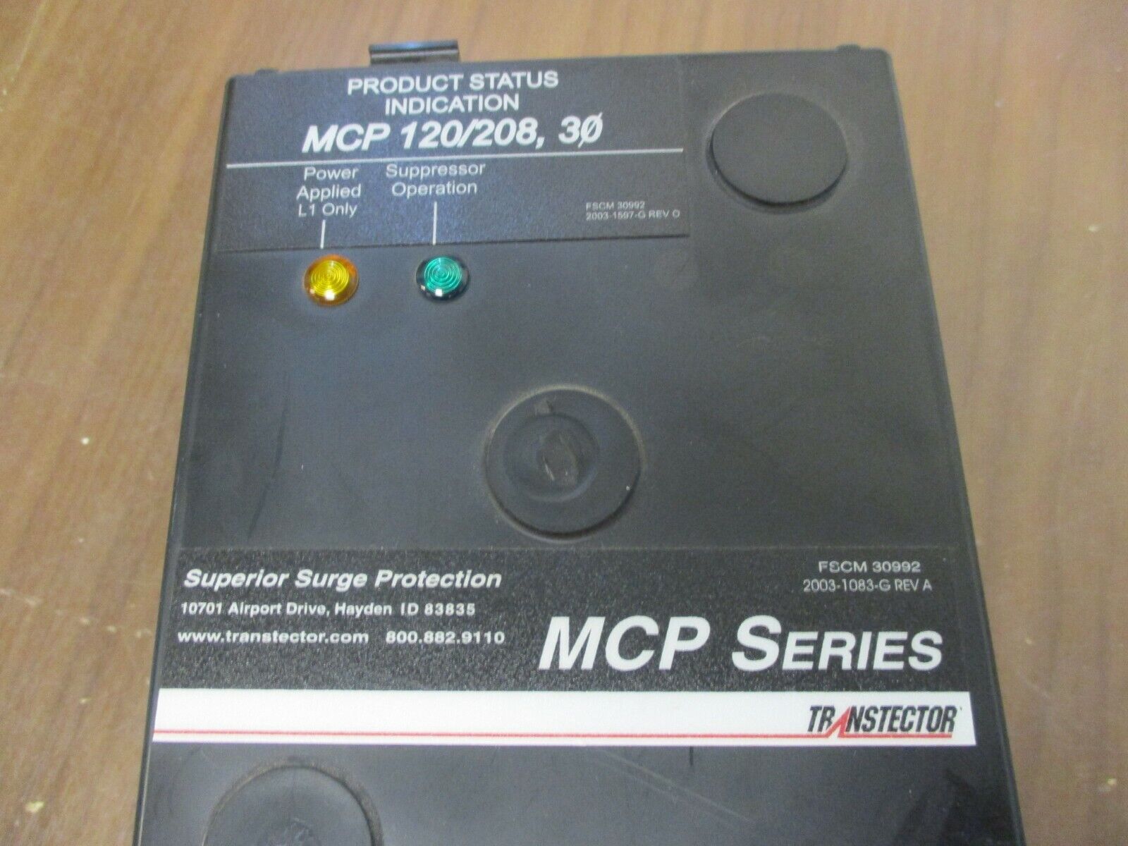 Superior Surge Protection MCP Series Transtector MCP 120 WYE SILICON 1101-601