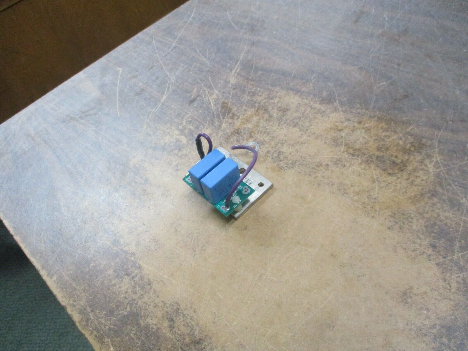 Vee-Arc Capacitor Assembly Board 404-137 (2) 400U Capacitors Used