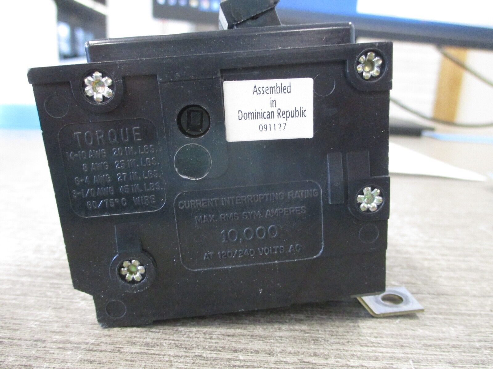 Cutler-Hammer Bolt-On Circuit Breaker BA260 60A 120/240V 2P Used