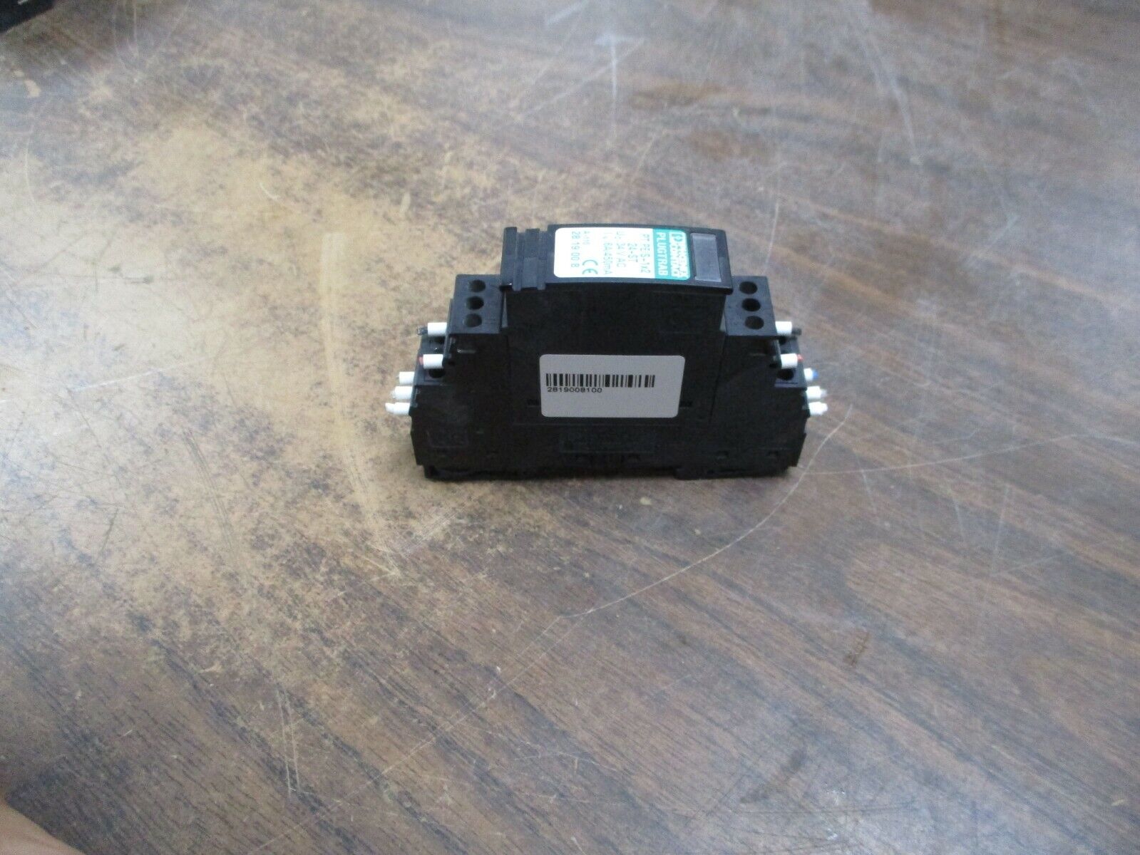 Phoenix Contact Plugtrab Surge Suppressor PT PE/S+1x2 24-ST 34VAC 6A/450mA Used