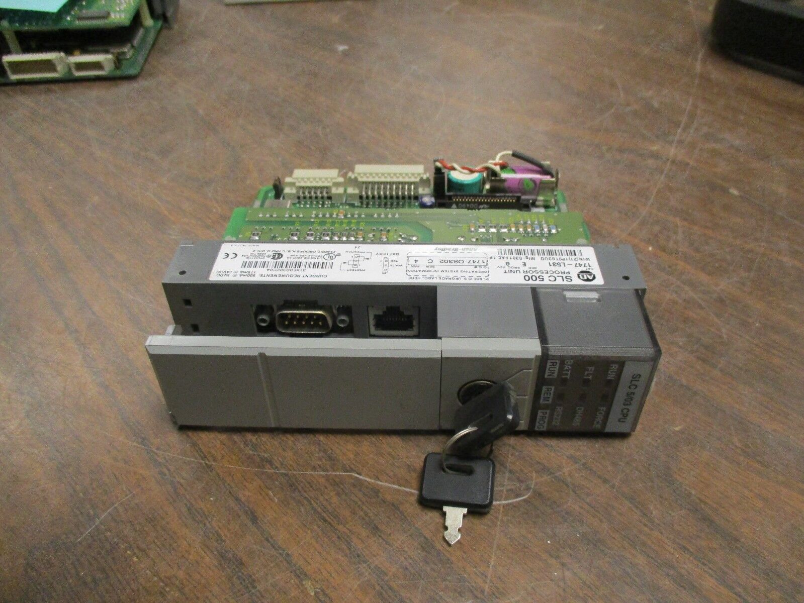 Allen-Bradley SLC 500 Processor Unit 1747-L531 Ser E Proc Rev 8 Used