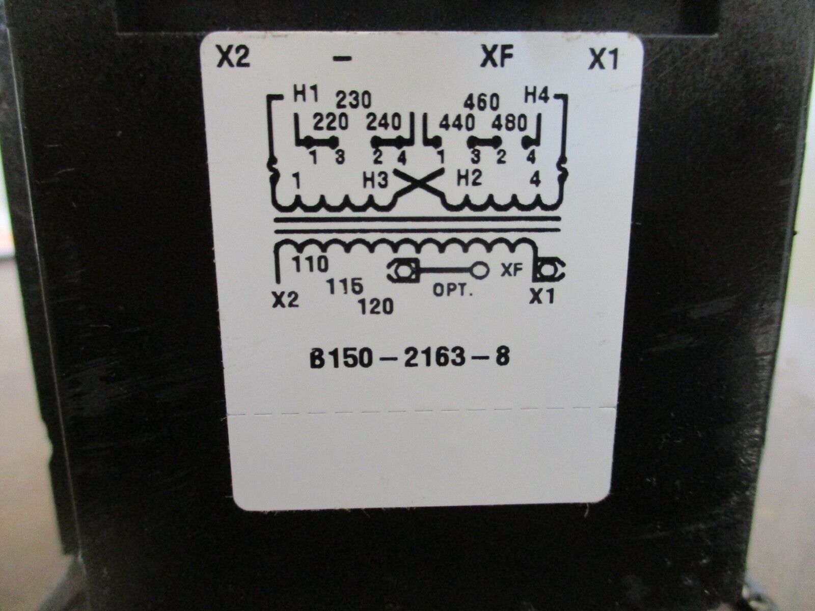 Cutler-Hammer Control Transformer C0150E2AFB 0.150kVA Pri: 240/480V Sec: 120V
