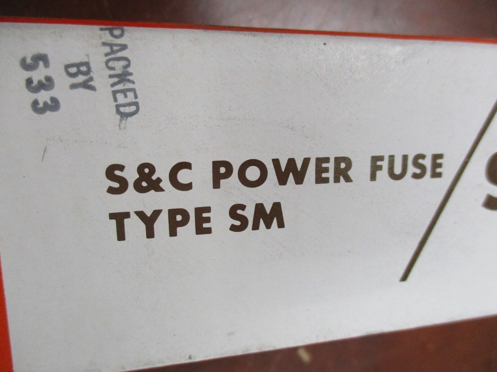 S&C SM-5 Refill Unit 132075R4 14.4KV 50E New Surplus