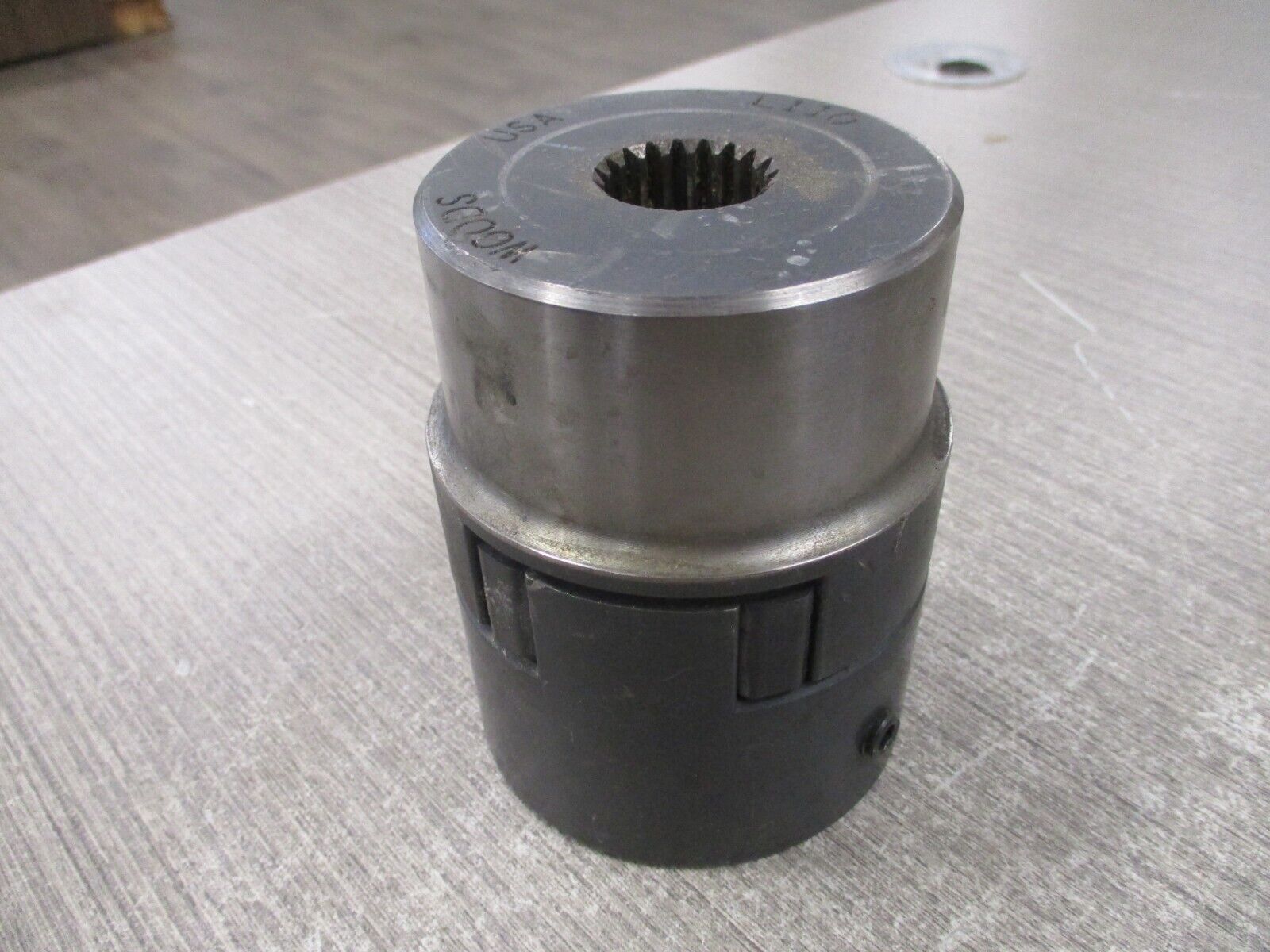 TB Wood's Jaw Coupling Set L-110-5/8/L-110-1 3/8 Used