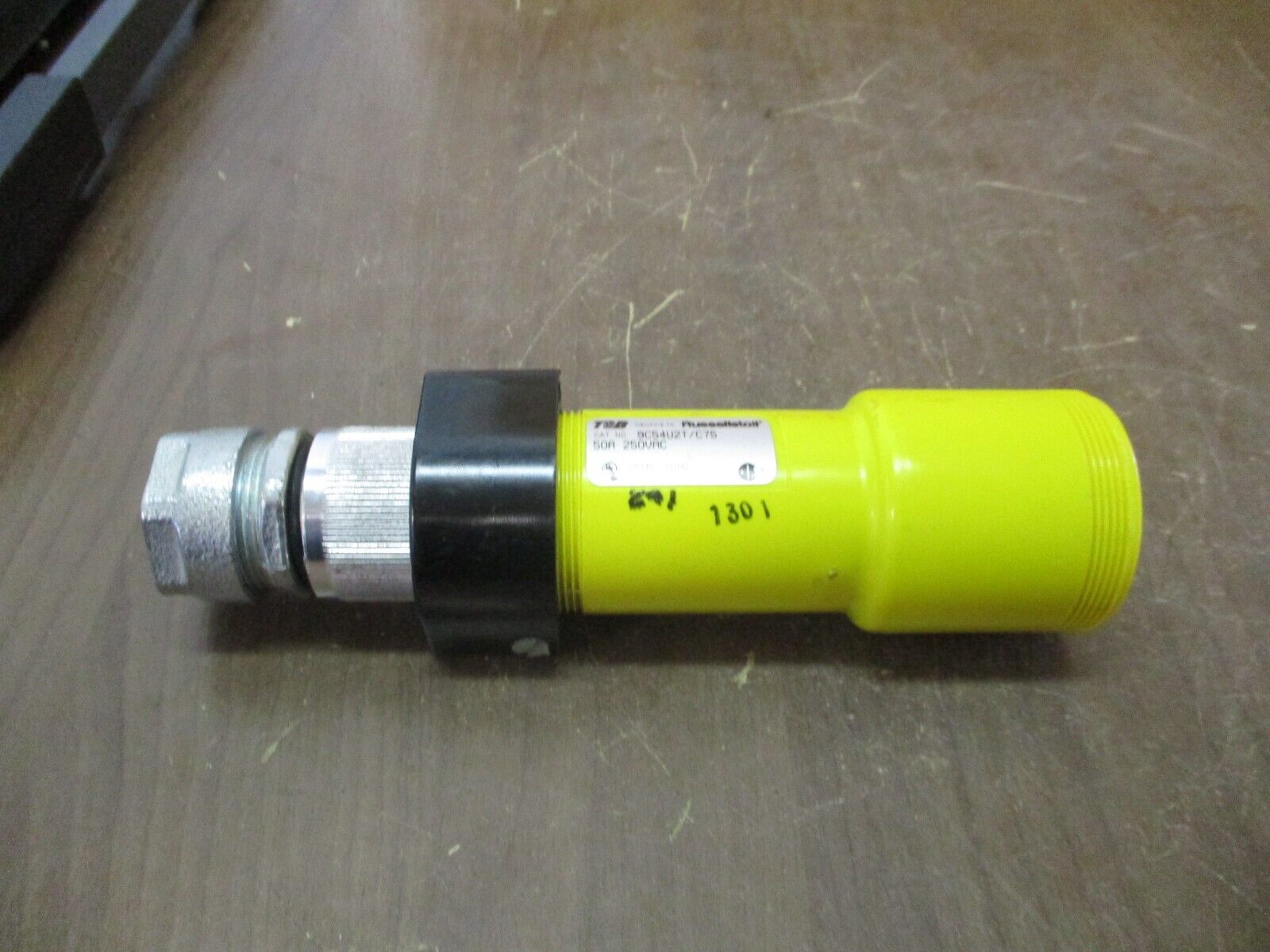 Russellstoll Connector 9C54U2T/C75 50A 250V 3P 4W Used