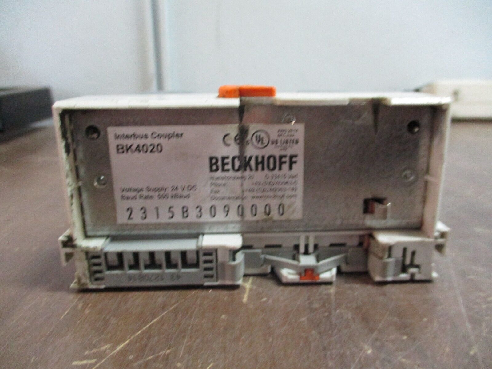 Beckhoff Interbus Coupler BK4020 24VDC 500kBaud Used