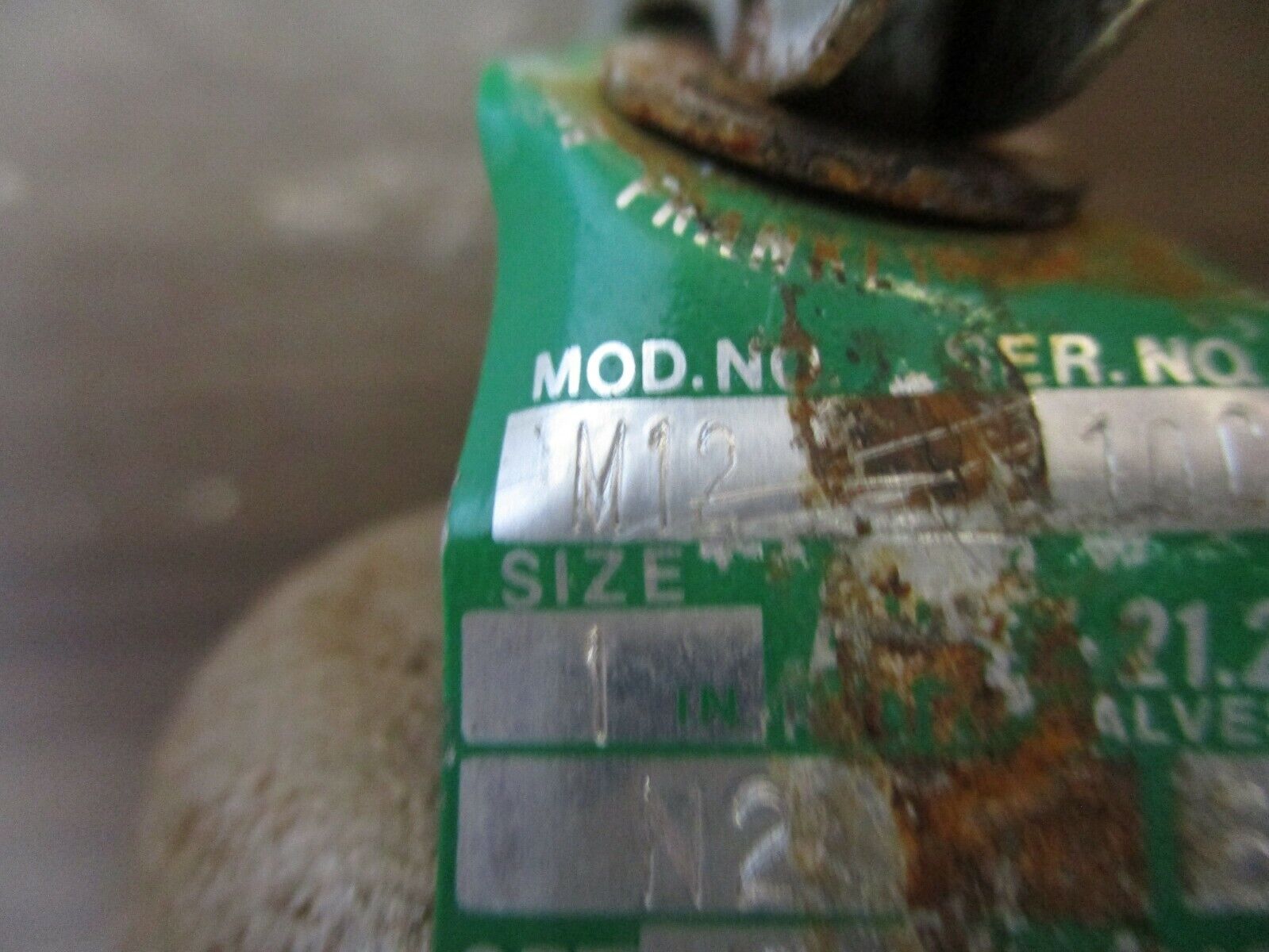 Watts Relief Valve M12 Size: 1in Used