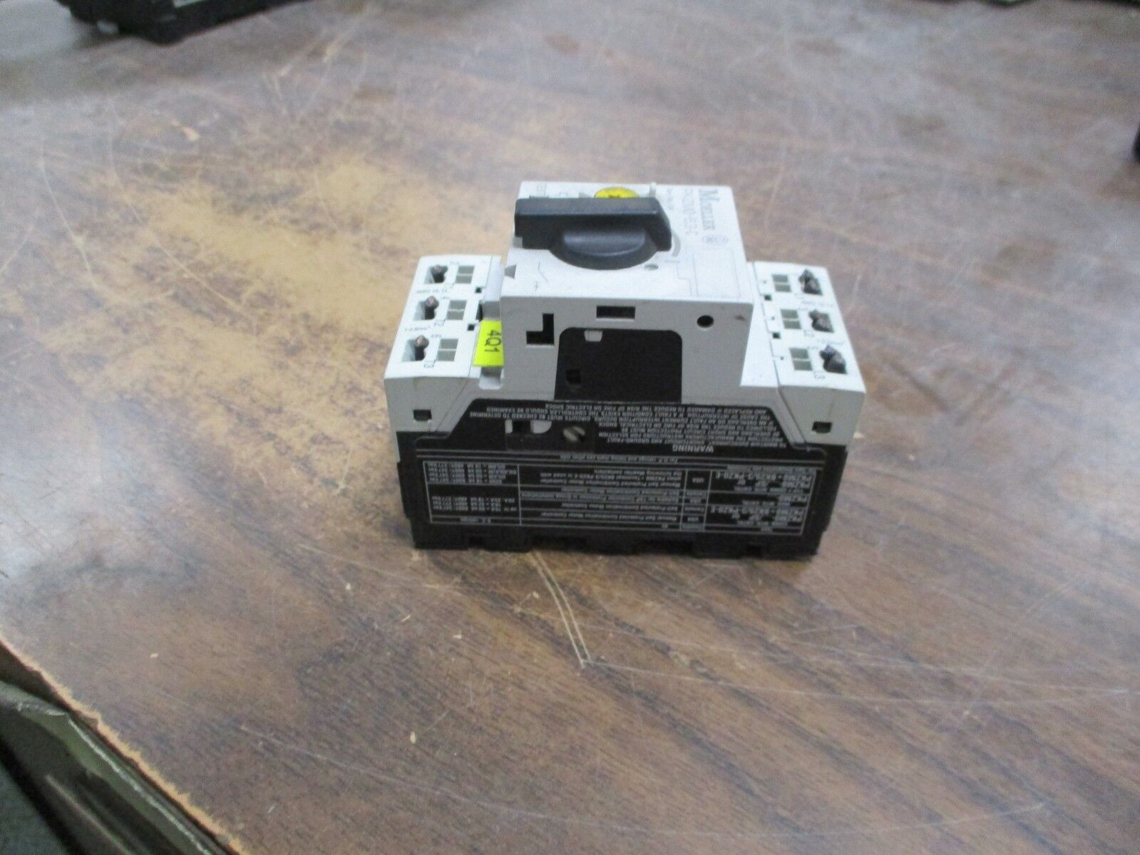 Moeller Motor Protector PKZM0-6,3-C Trip: 4-6.3A 600V Used