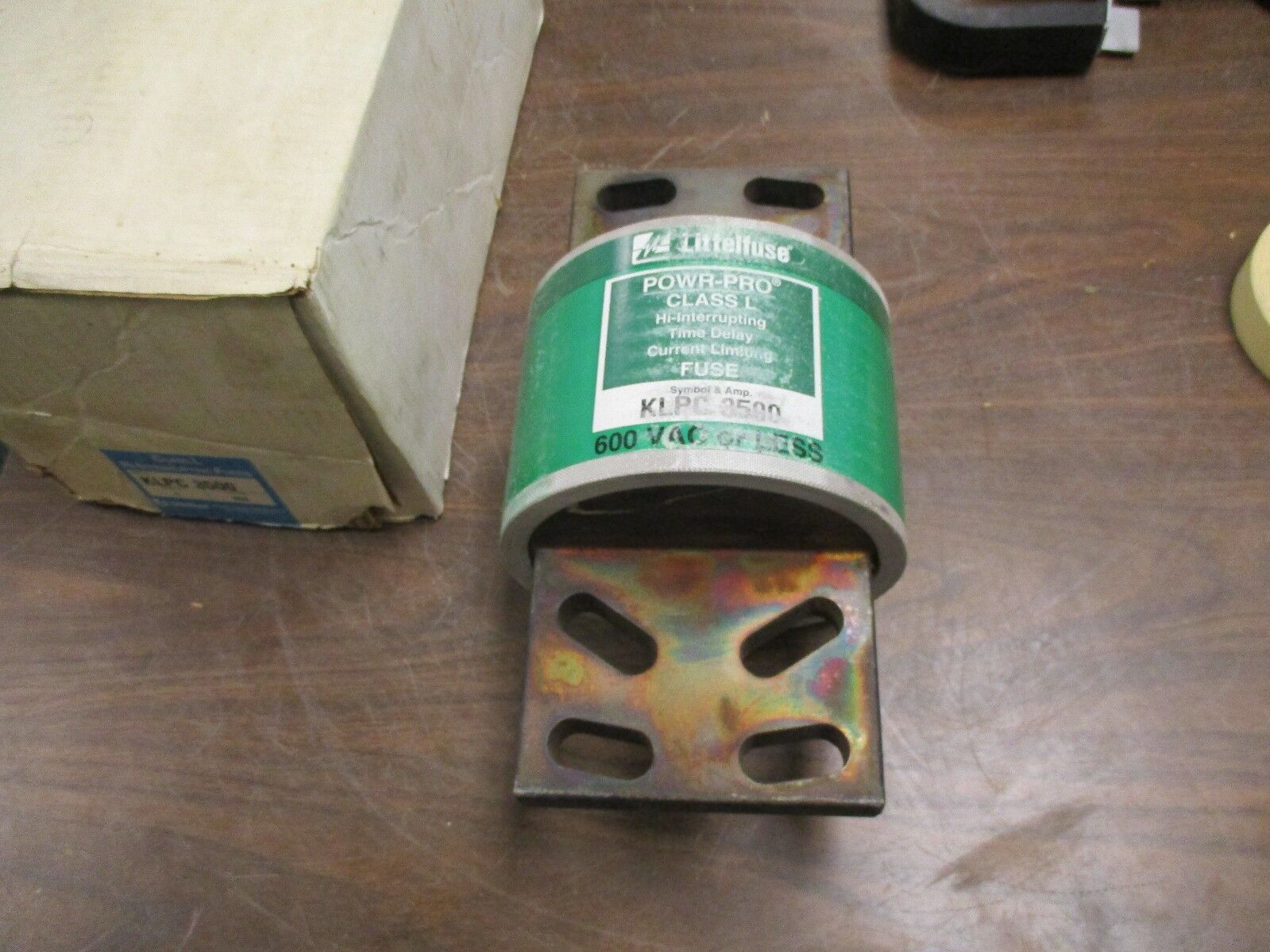 Littelfuse Hi-Interrupting Fuse KLPC 3500 600V 3500A New Surplus