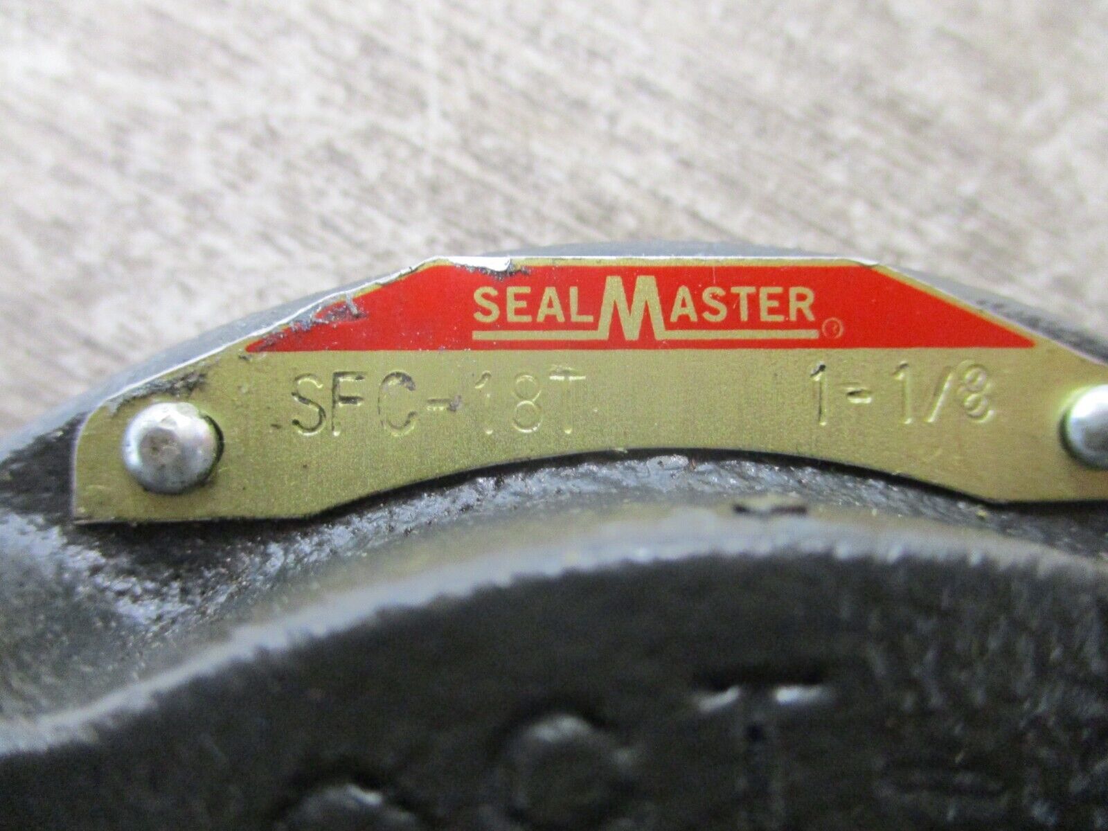 SealMaster Flange Bearing SFC-18T 1-1/8" Used