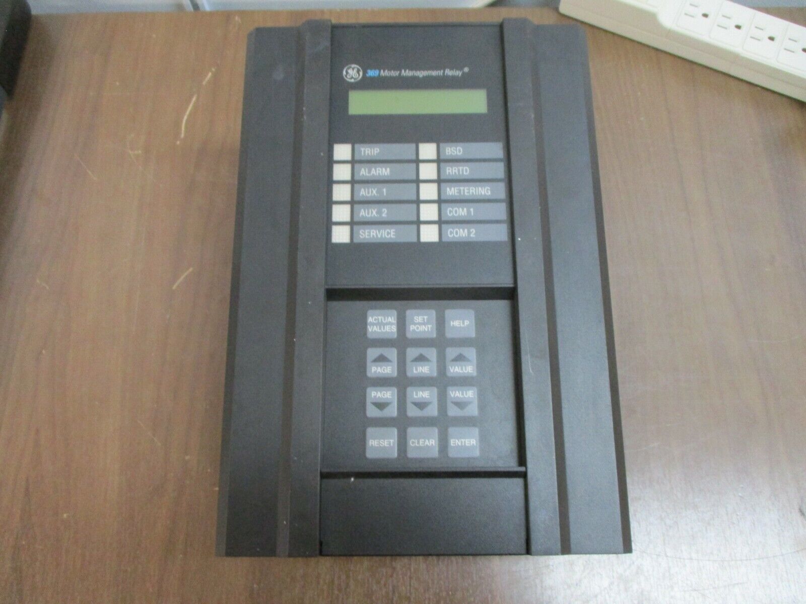 GE 369 Motor Management Relay 369-HI-R-M-F-E-H F/W: S3CMB250.000 50-300VDC Used