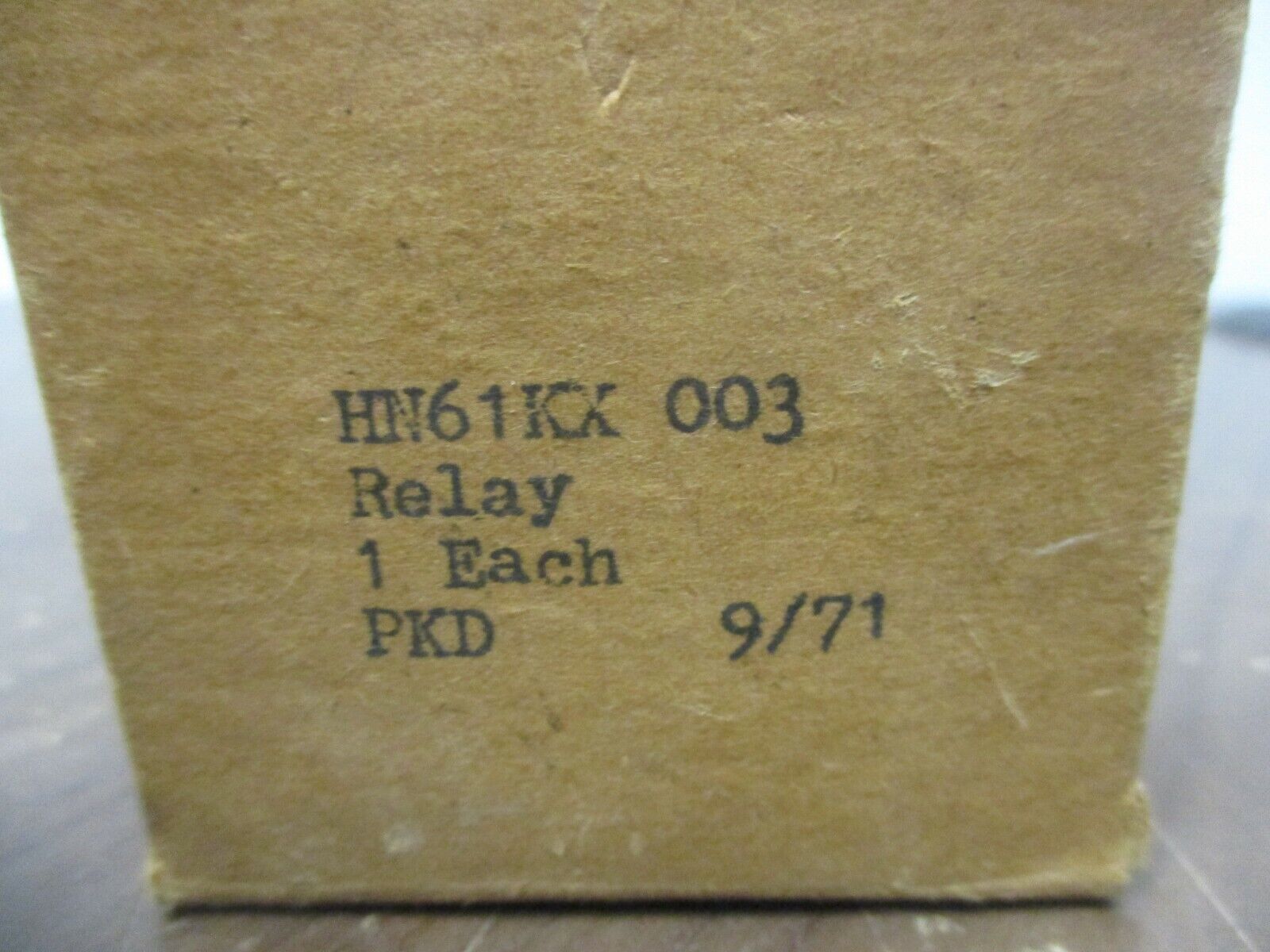 Essex Relay HN61KX 003 208 208/240V Coil 125VA 125/250V 60Hz New Surplus