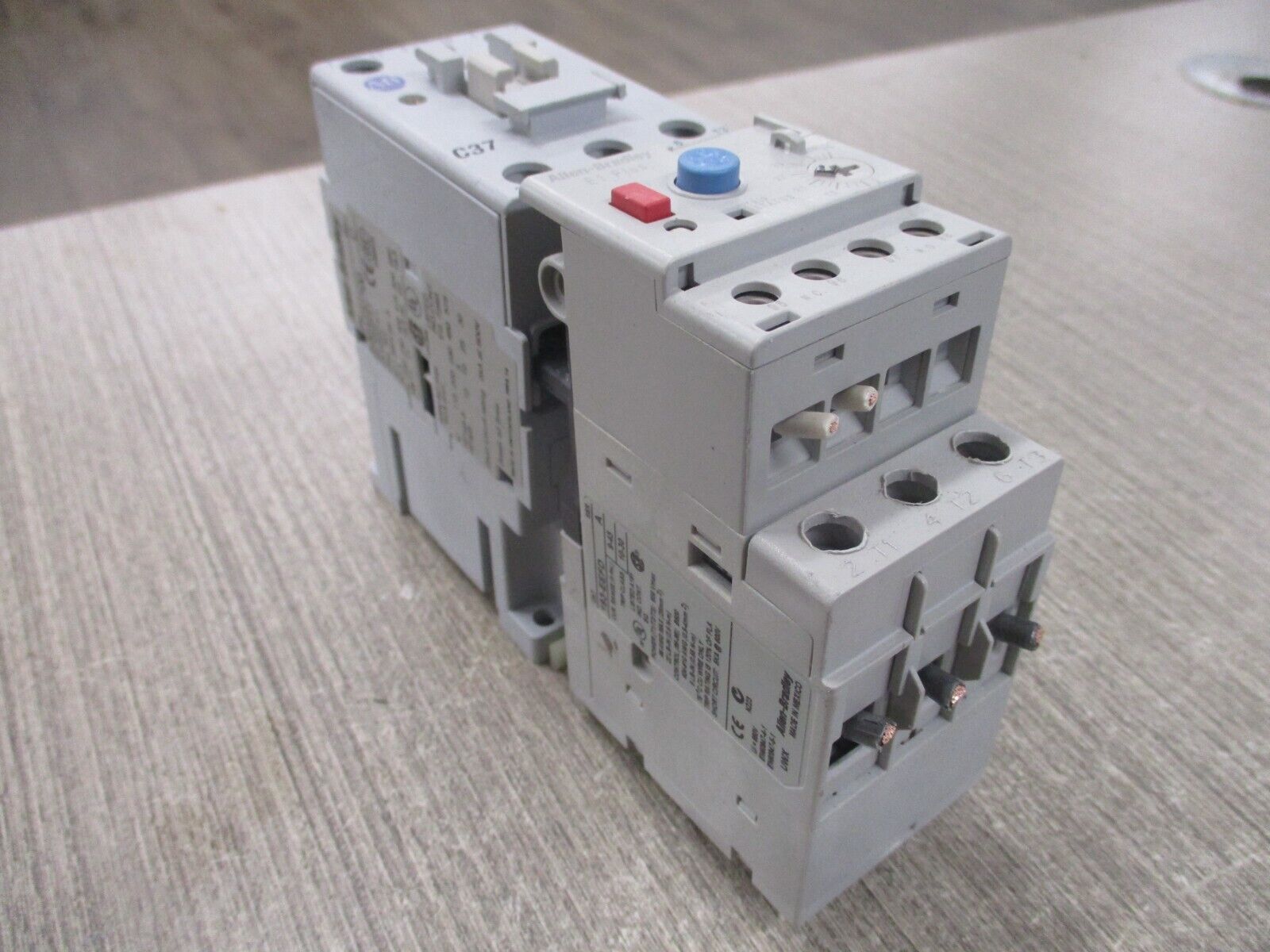 Allen-Bradley Starter 100-C37*00/193-EEFD 120V Coil Trip : 9-45A 600V Used