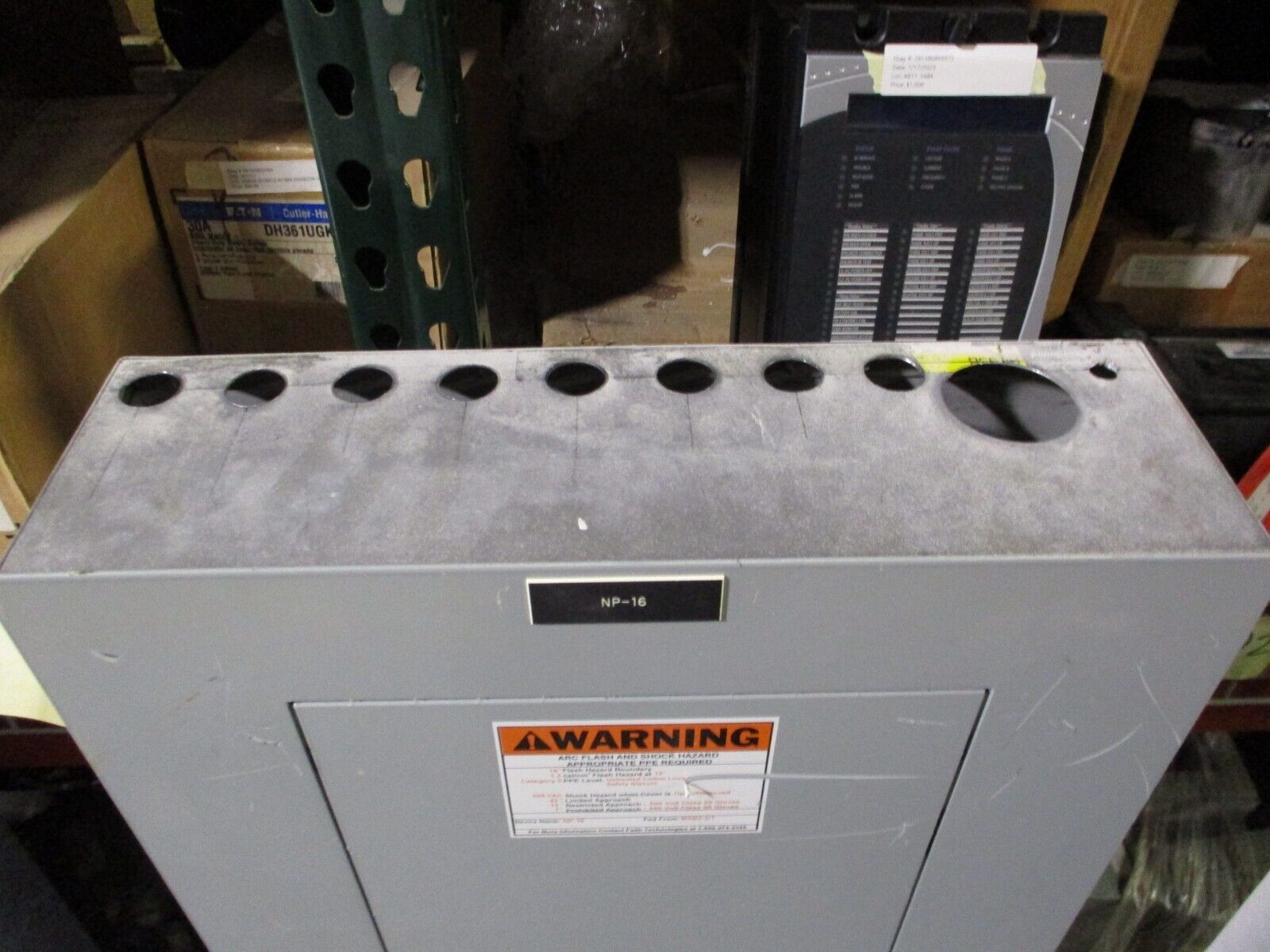 GE Main Breaker Circuit Breaker Panel AQF3422ATX 225A Max, 200A Main 208/120V