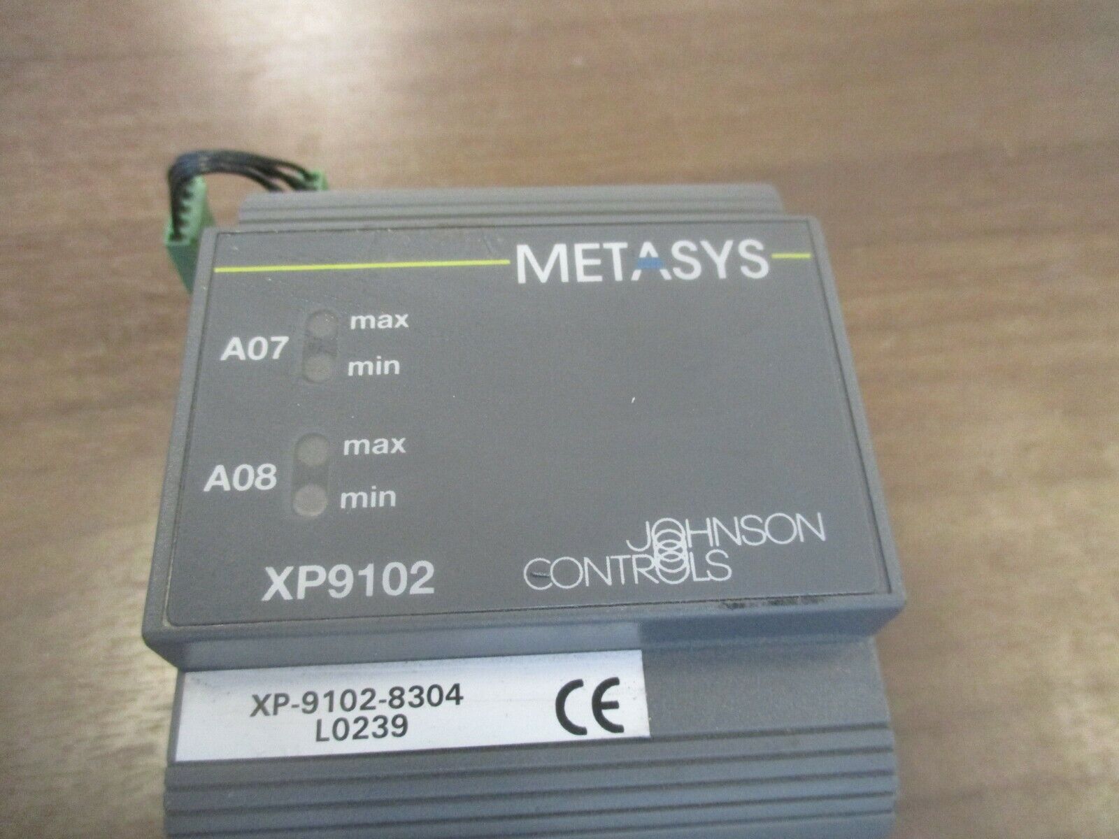 Johnson Controls Metasys Expansion Module XP-9102-8304 Used