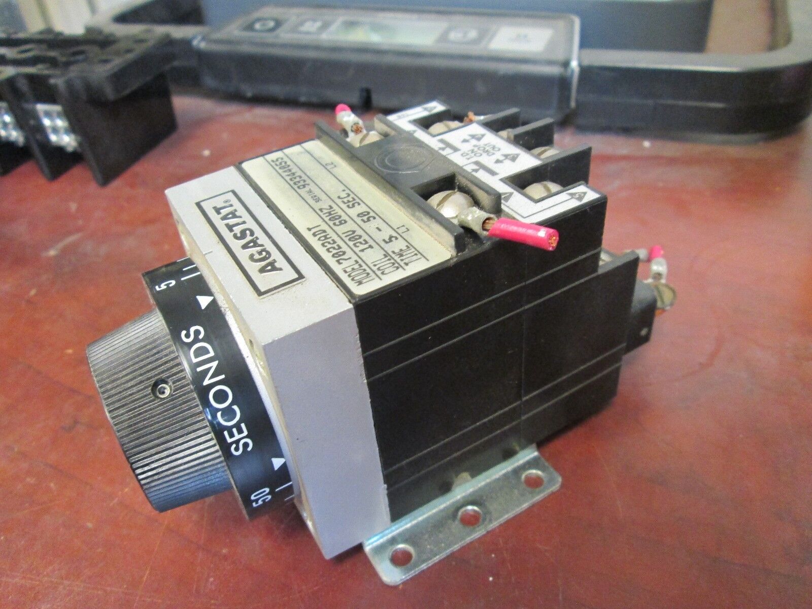 Agastat Timer 7022ADT 5-50sec Range 120V Coil Used
