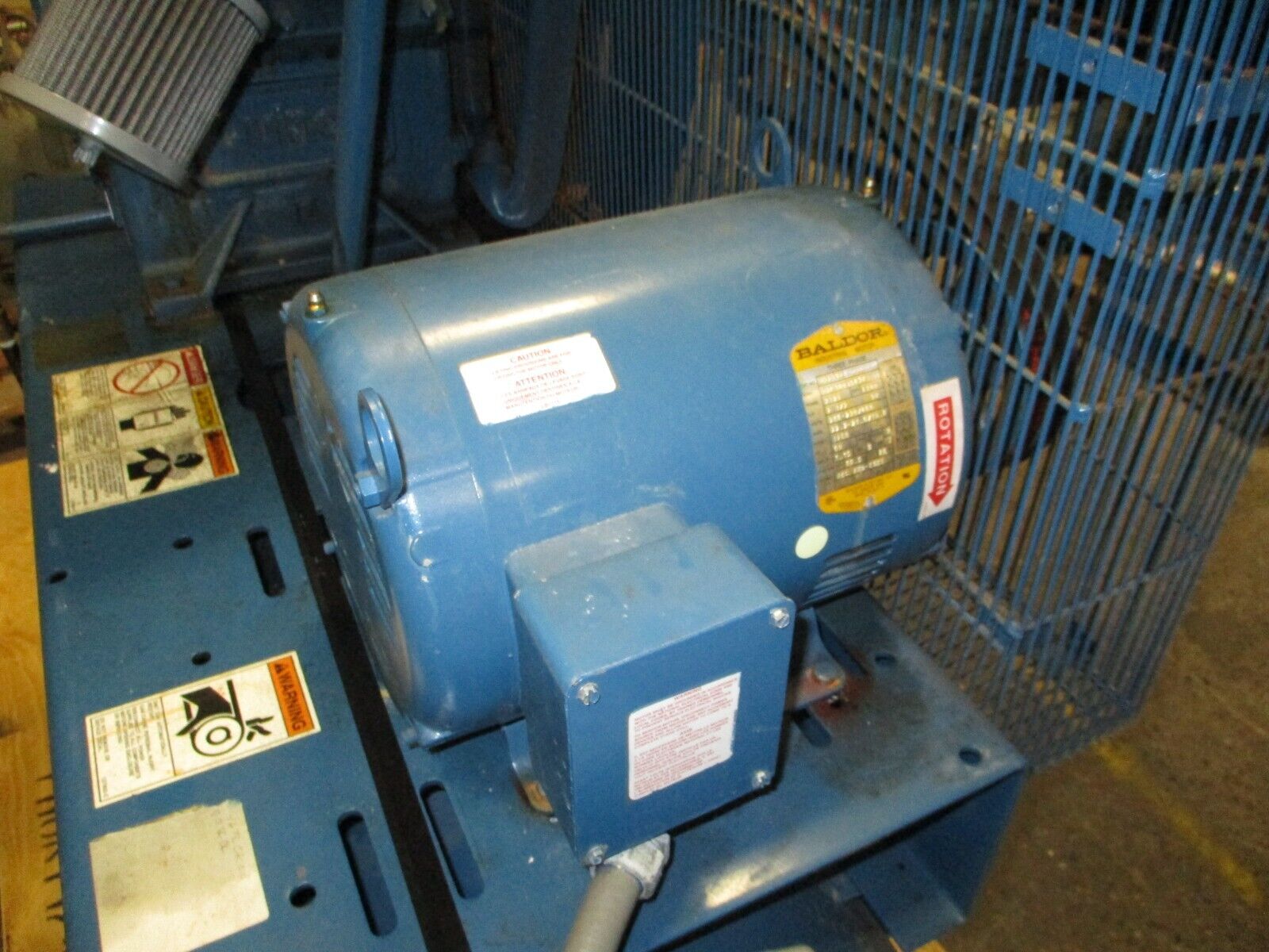 Quincy Compressor QC07508S00005 7.5HP 80-Gallons 208-230/460V 3Ph Used