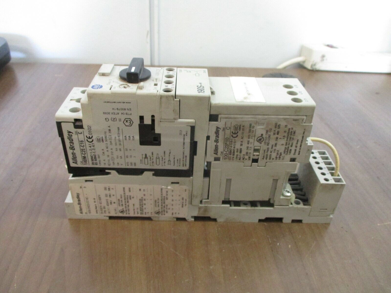 Allen-Bradley Combination Starter 190S-DND2-CC16C Ser. B 120V Coil Trip: 10-16A