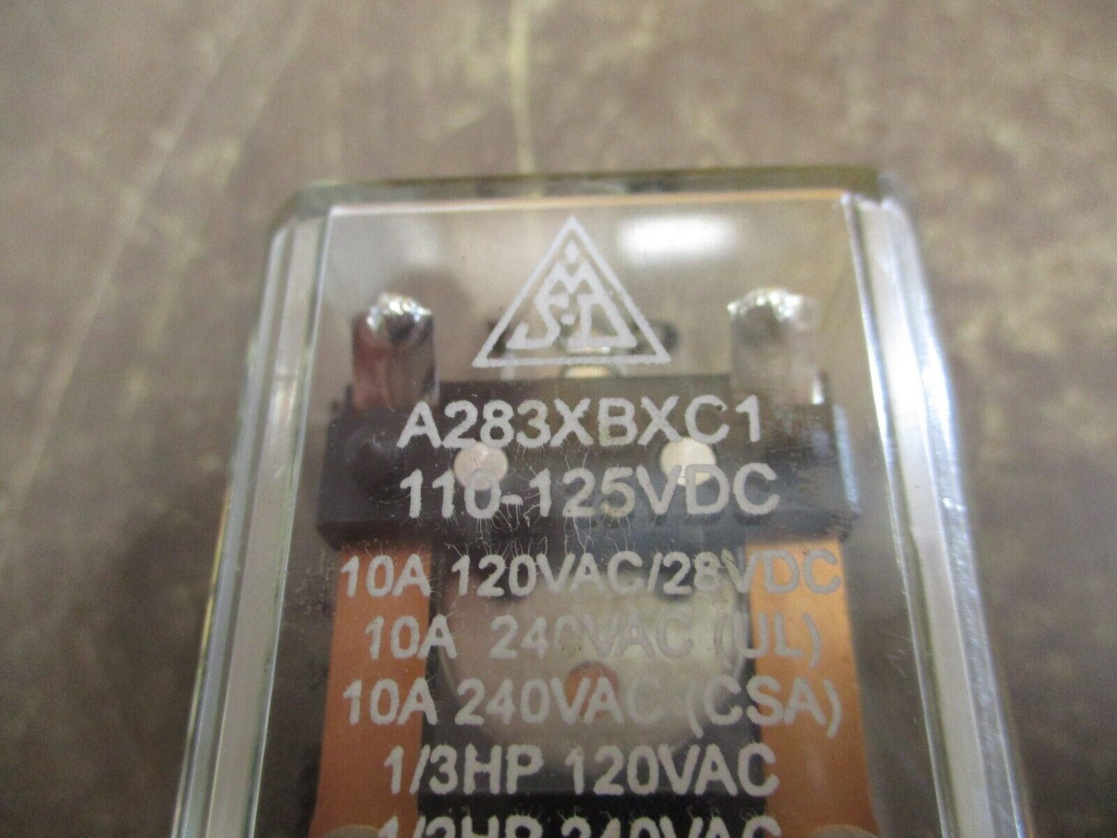 MSD Relay A283XBXC1 110-125VDC Coil *Lot of 5* Used