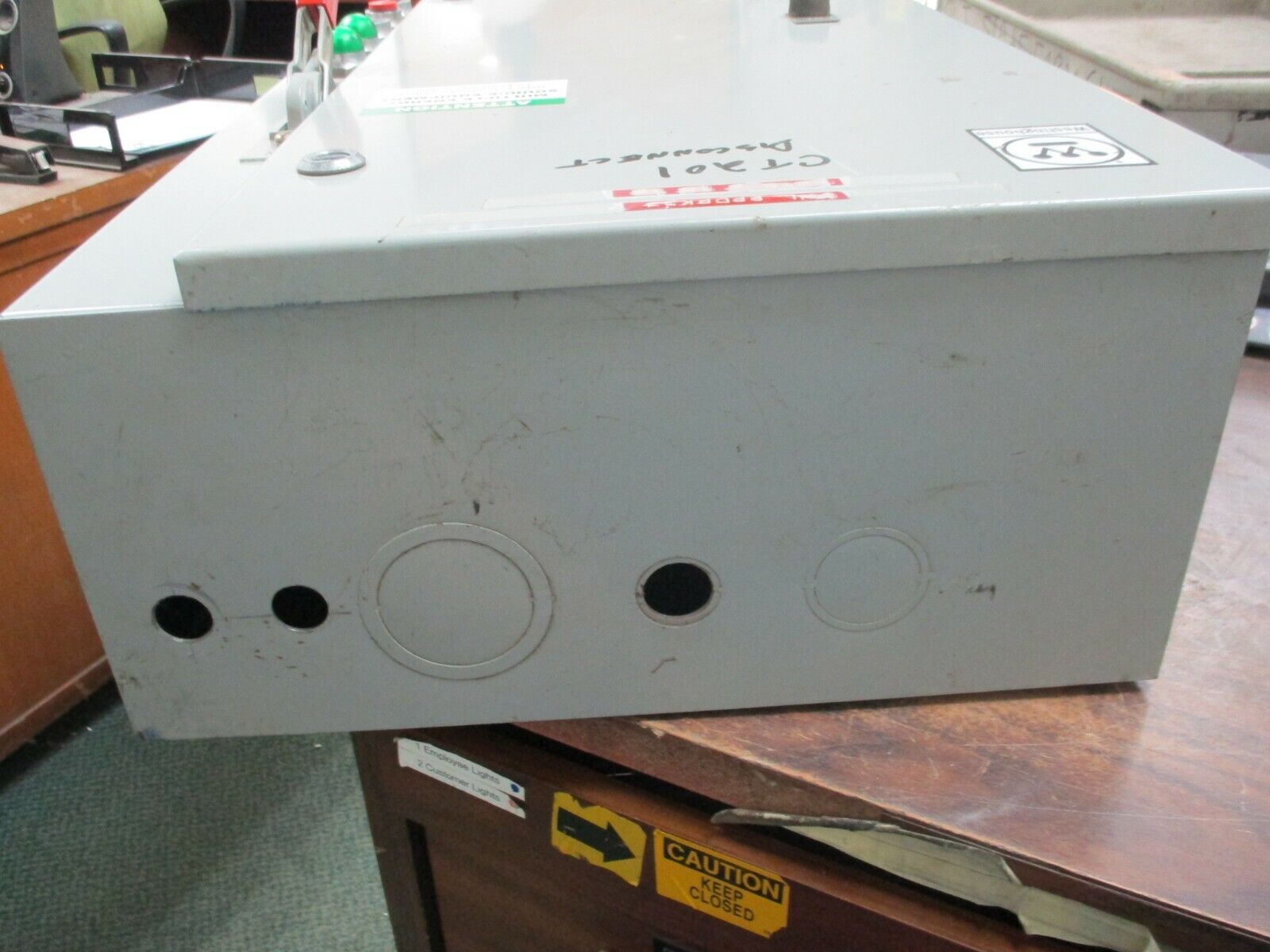 Westinghouse Fusible Size 0 Double Combination A21450AAA-AB5LTT4 19A 600V Used