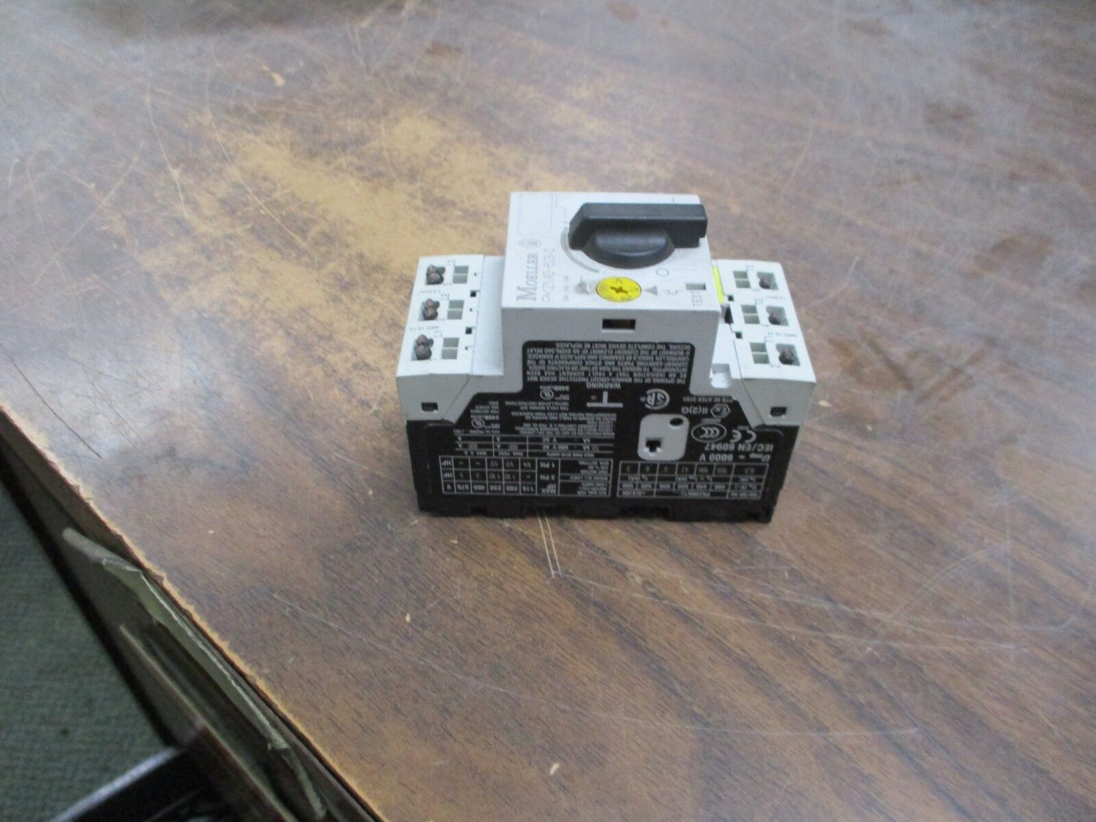 Moeller Motor Protector PKZM0-6,3-C Trip: 4-6.3A 600V Used