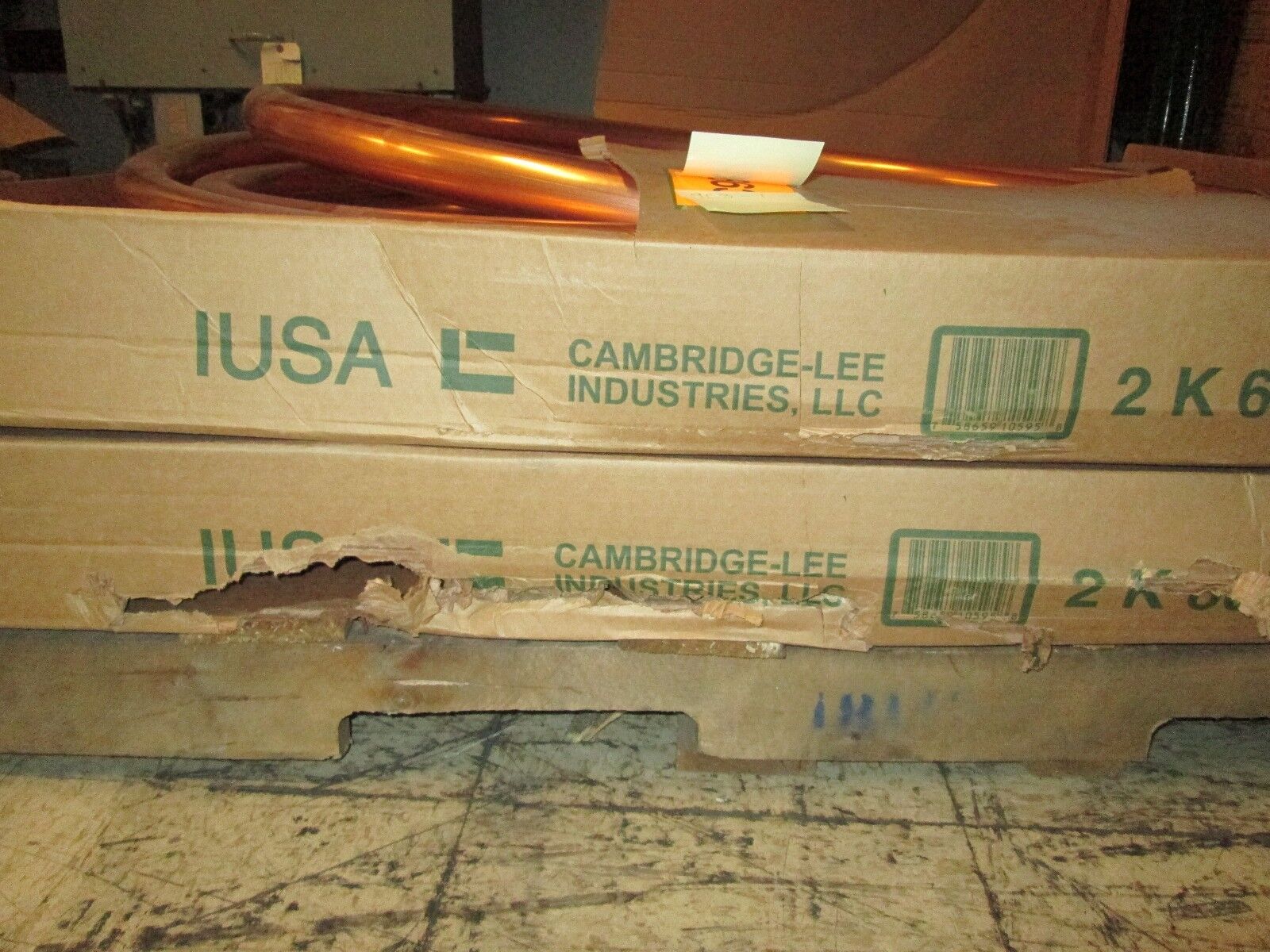 Cambridge-Lee Copper Piping Size 2" Length 60 Feet New Surplus