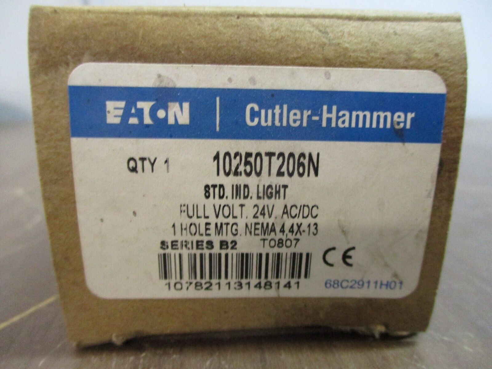 Eaton Cutler-Hammer Standard Indicator Light 10250T206N Ser. B2 24V New Surplus