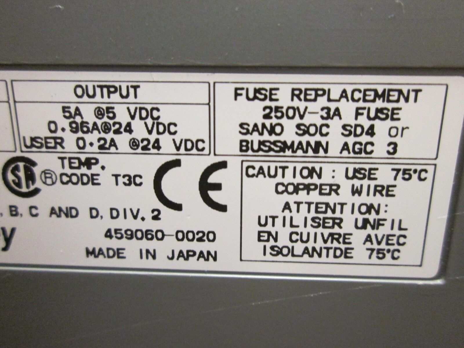 Allen-Bradley SLC 500 PLC Rack w/ Power Supply 1746-A10/1746-P2 10-Slot Used